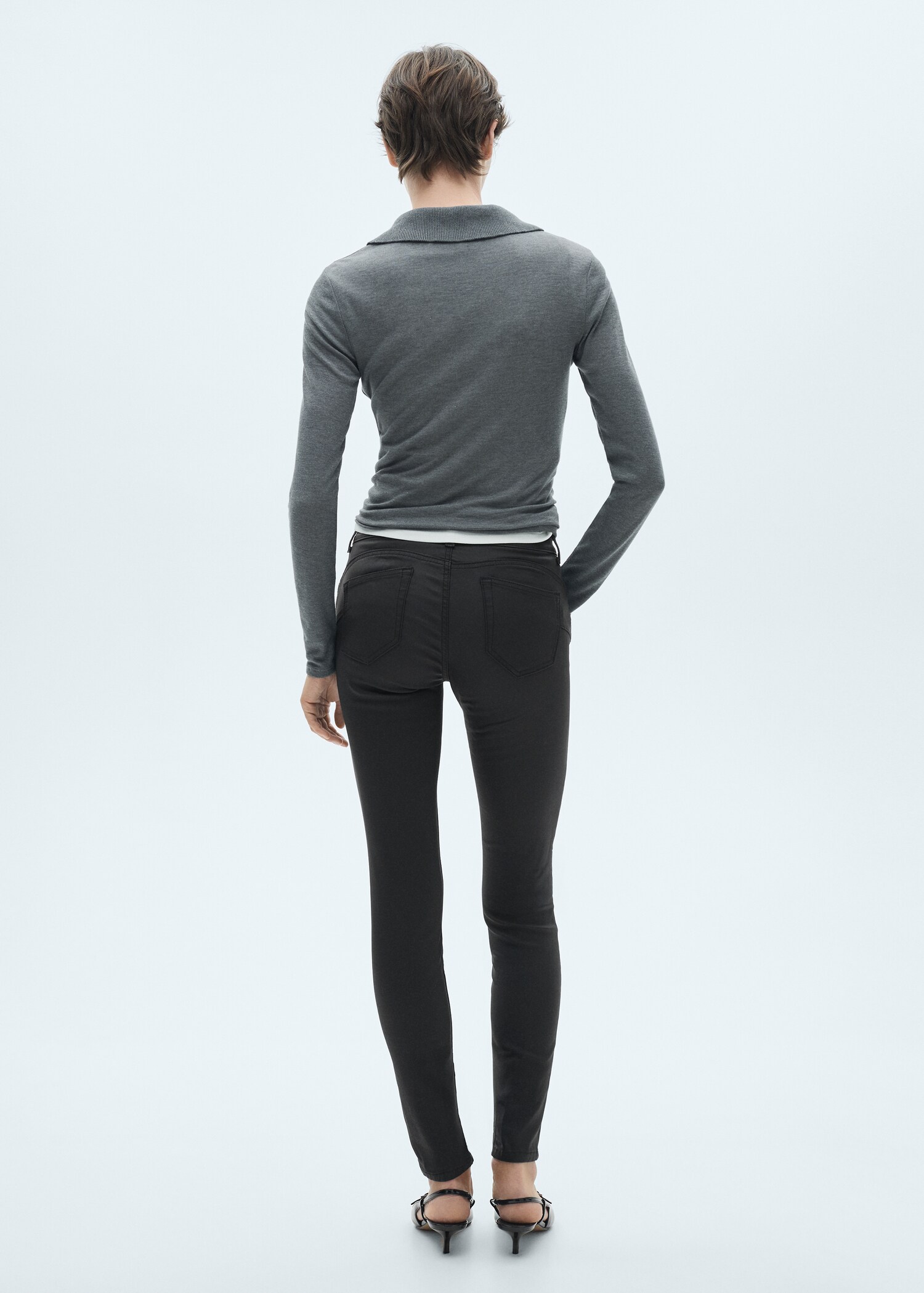 Jean Pushup skinny enduit - Verso de l’article
