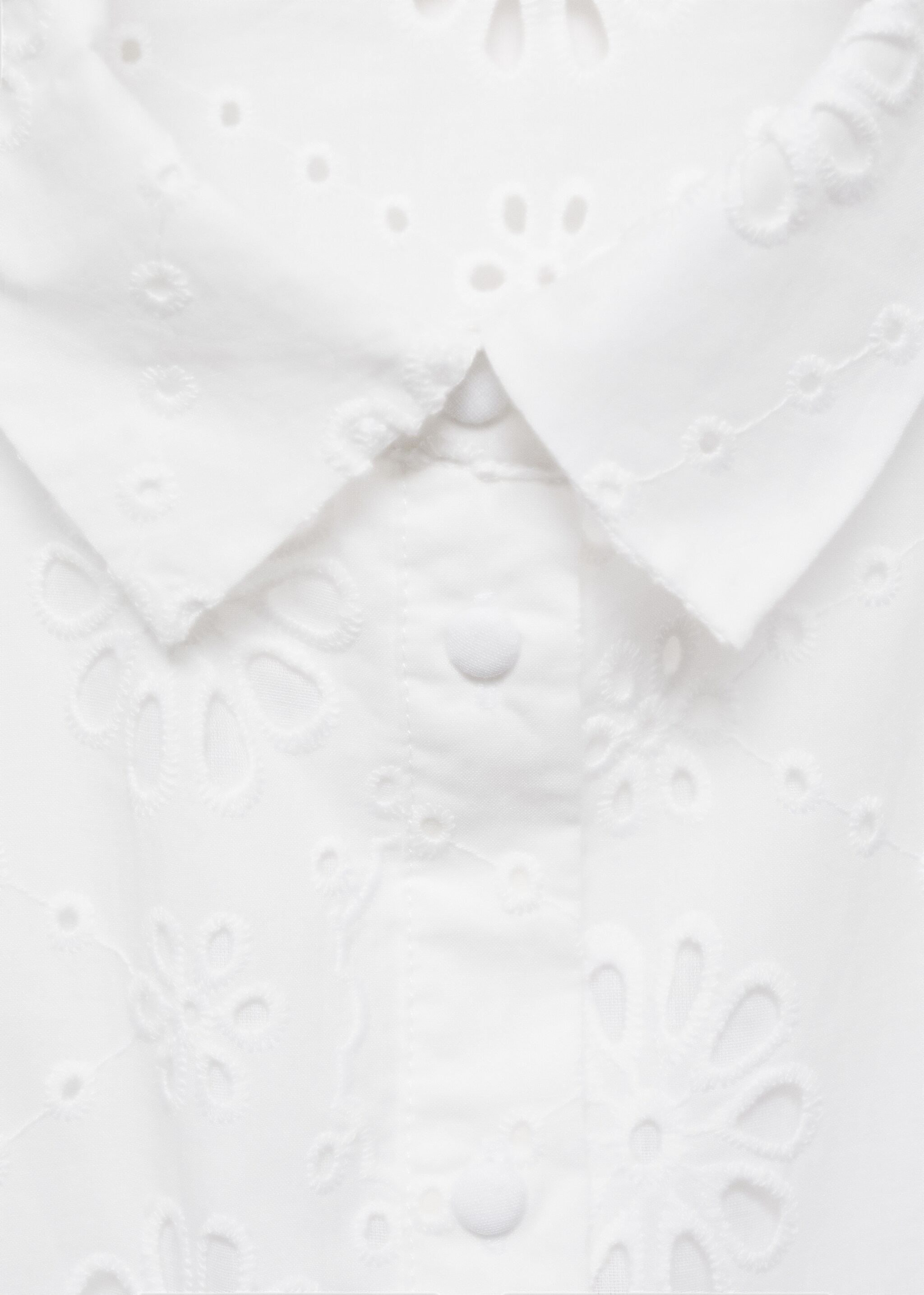 Sleeveless embroidered shirt - Details of the article 0