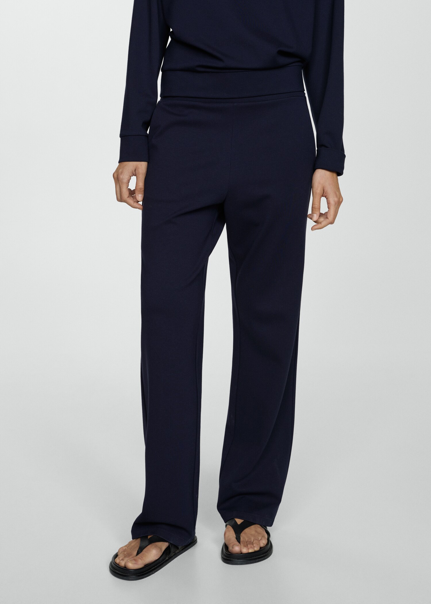 Pocket jogger trousers - Medium plane