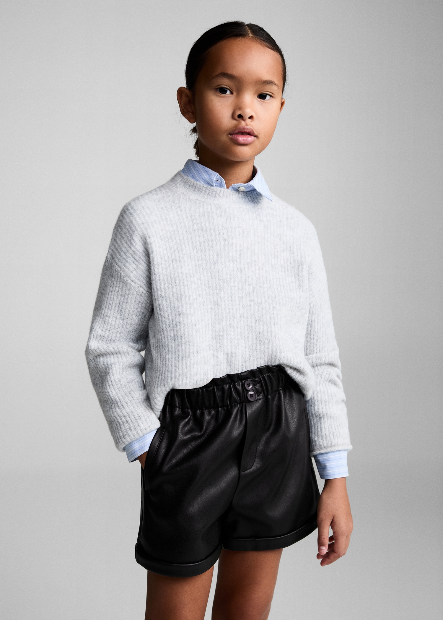 Bermuda Shorts Jupe Short Simili Cuir Zara Jupe Short Noir Zara