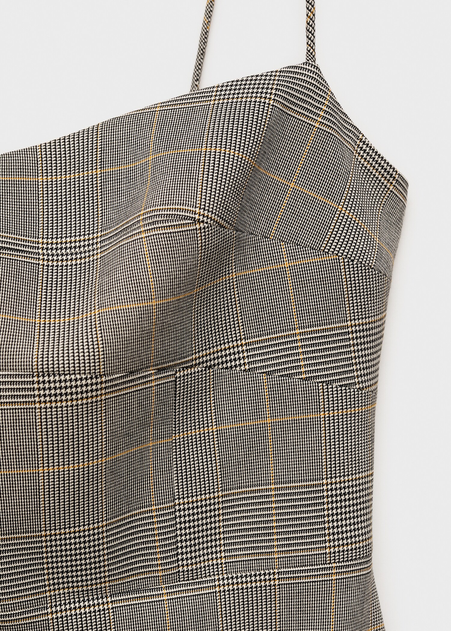 Vestido cuadros corto - Detalle del artículo 8