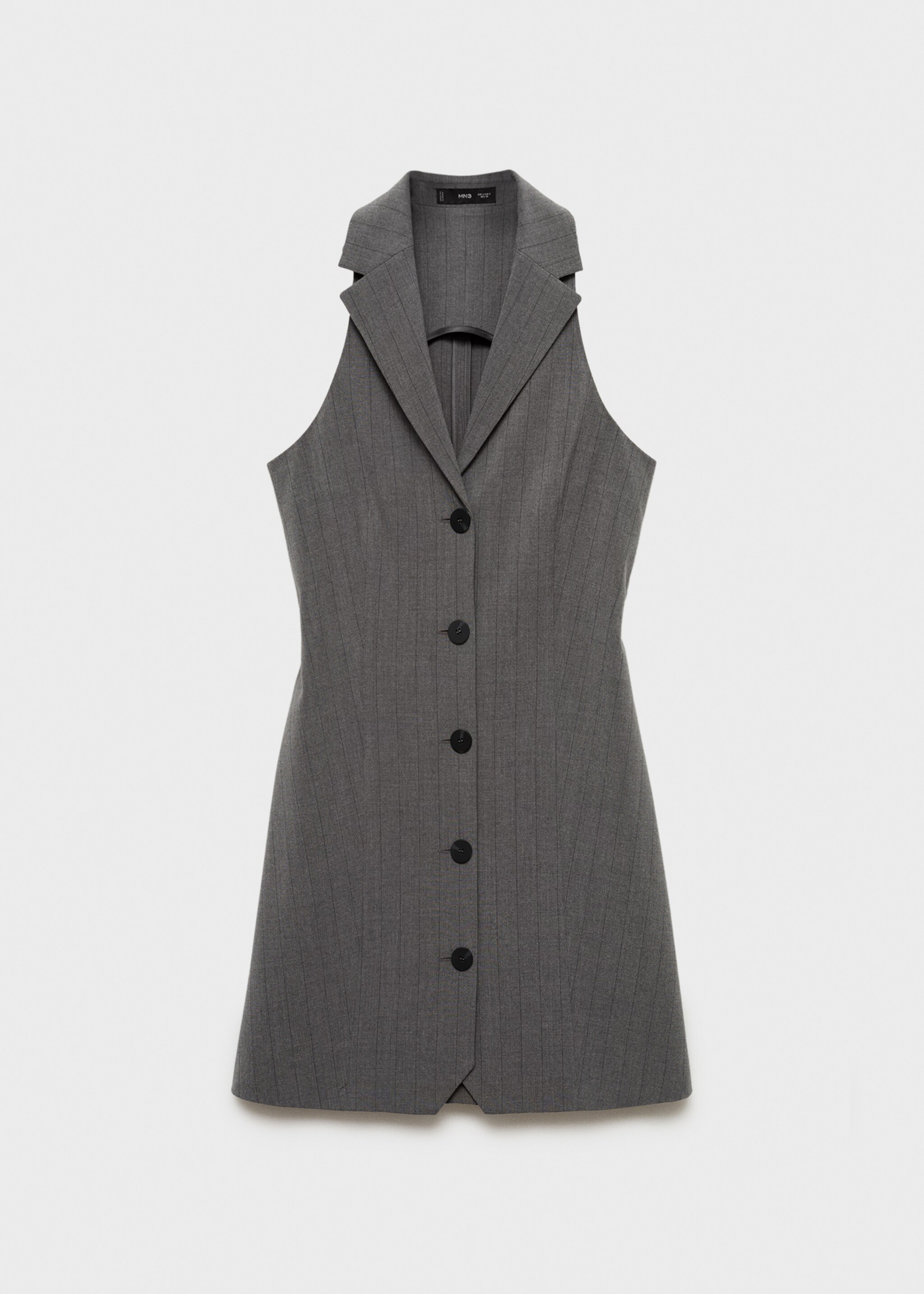 Short dress with lapel - Article without model