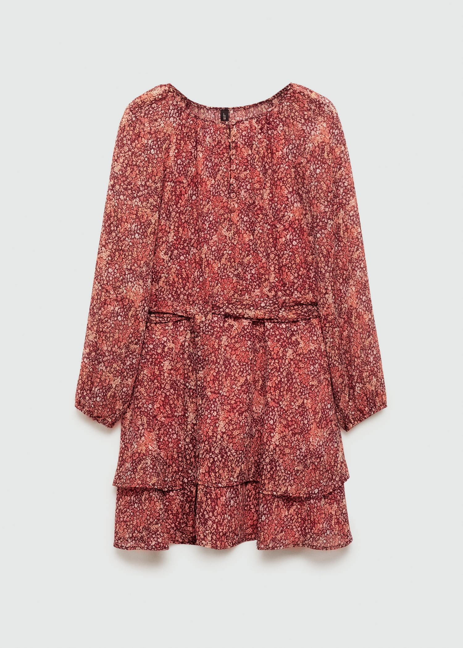 Robe courte en imprimé fleuri - Article sans modèle