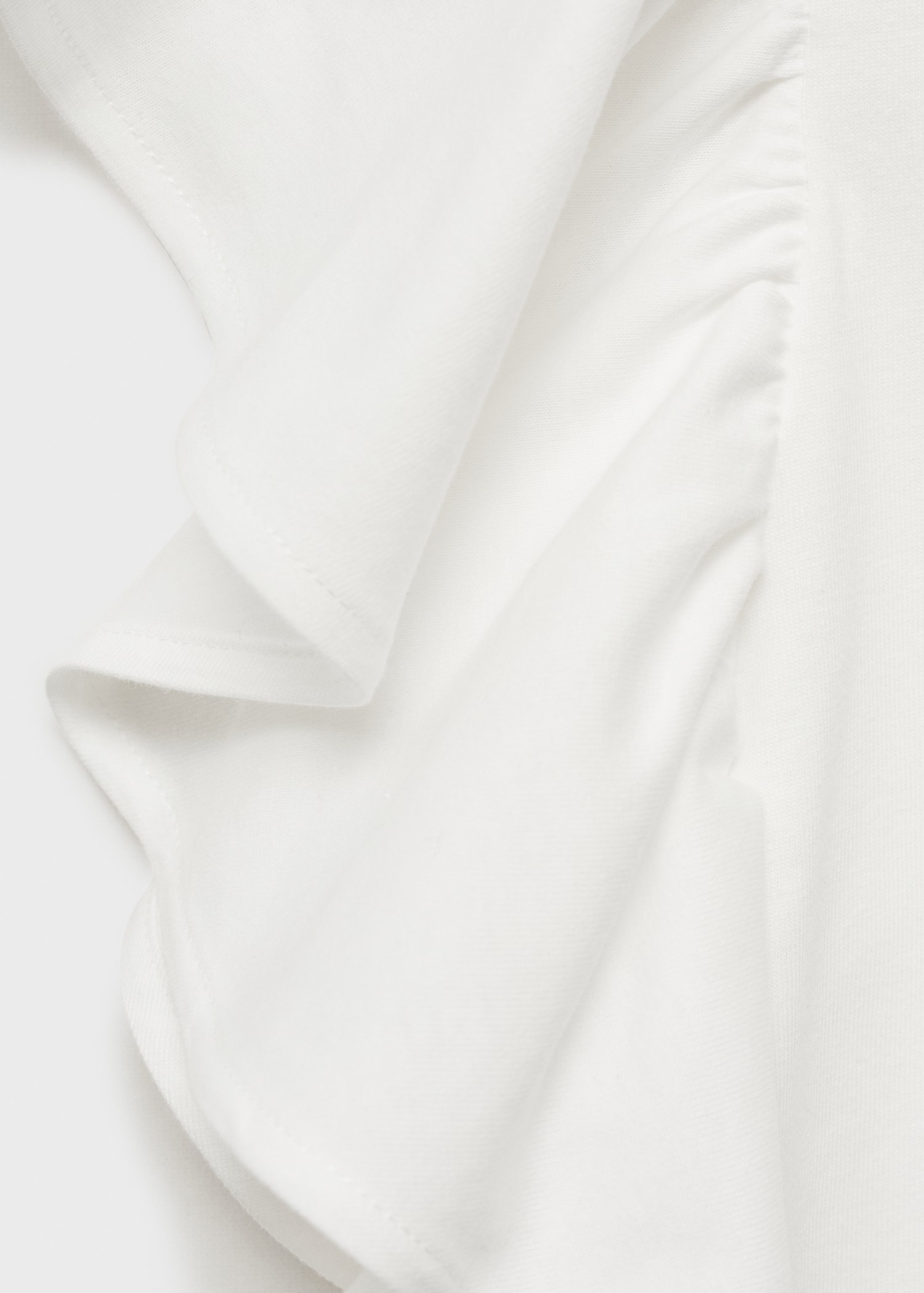 Frills cotton t-shirt - Details of the article 8