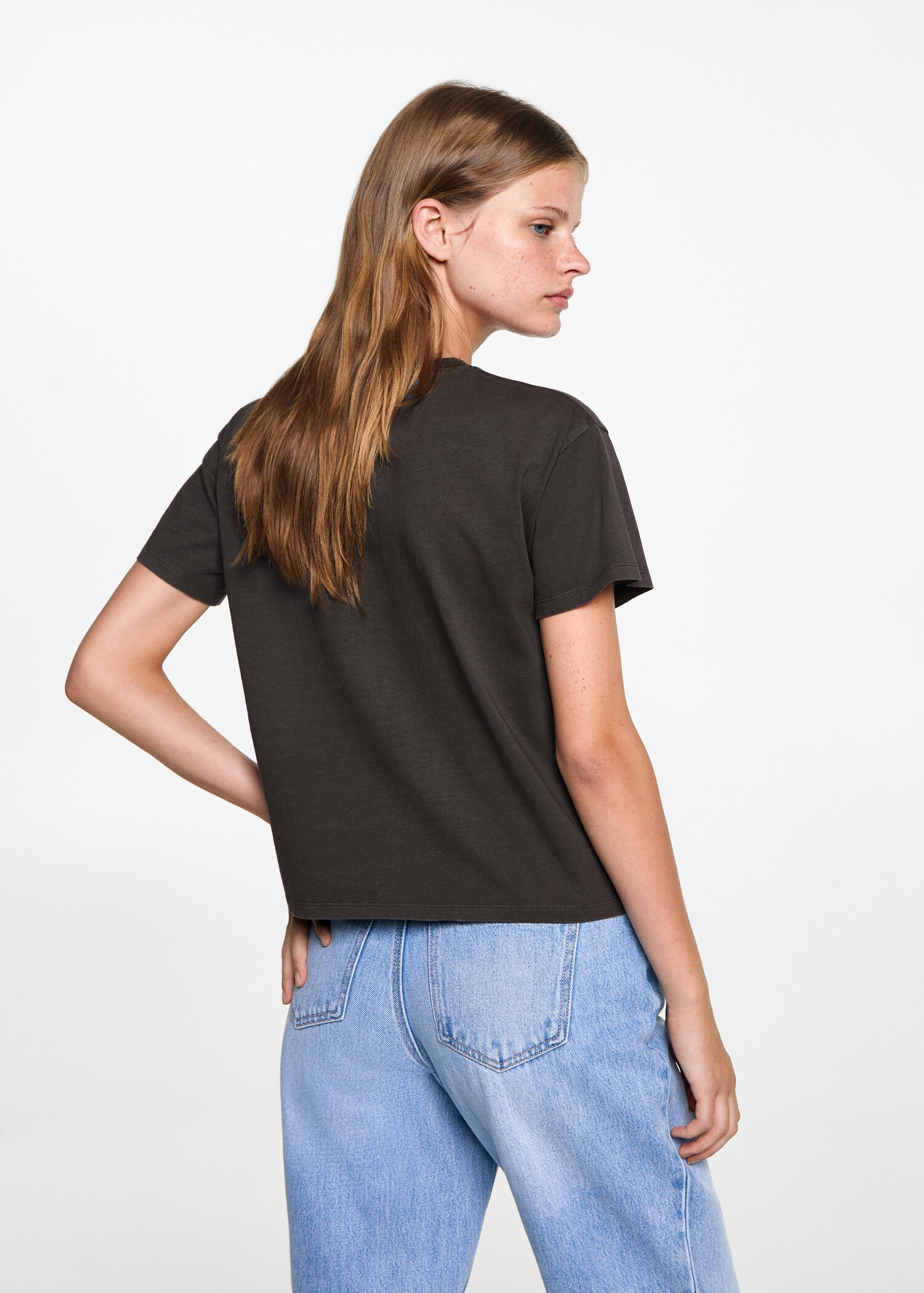 Studded print T-shirt - Reverse of the article