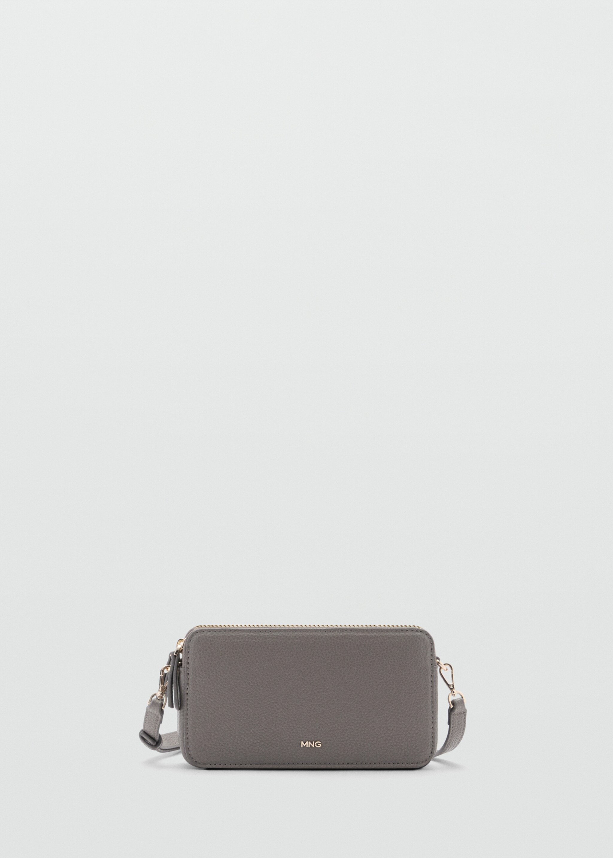 Shoulder bag with double zip  - Article without model