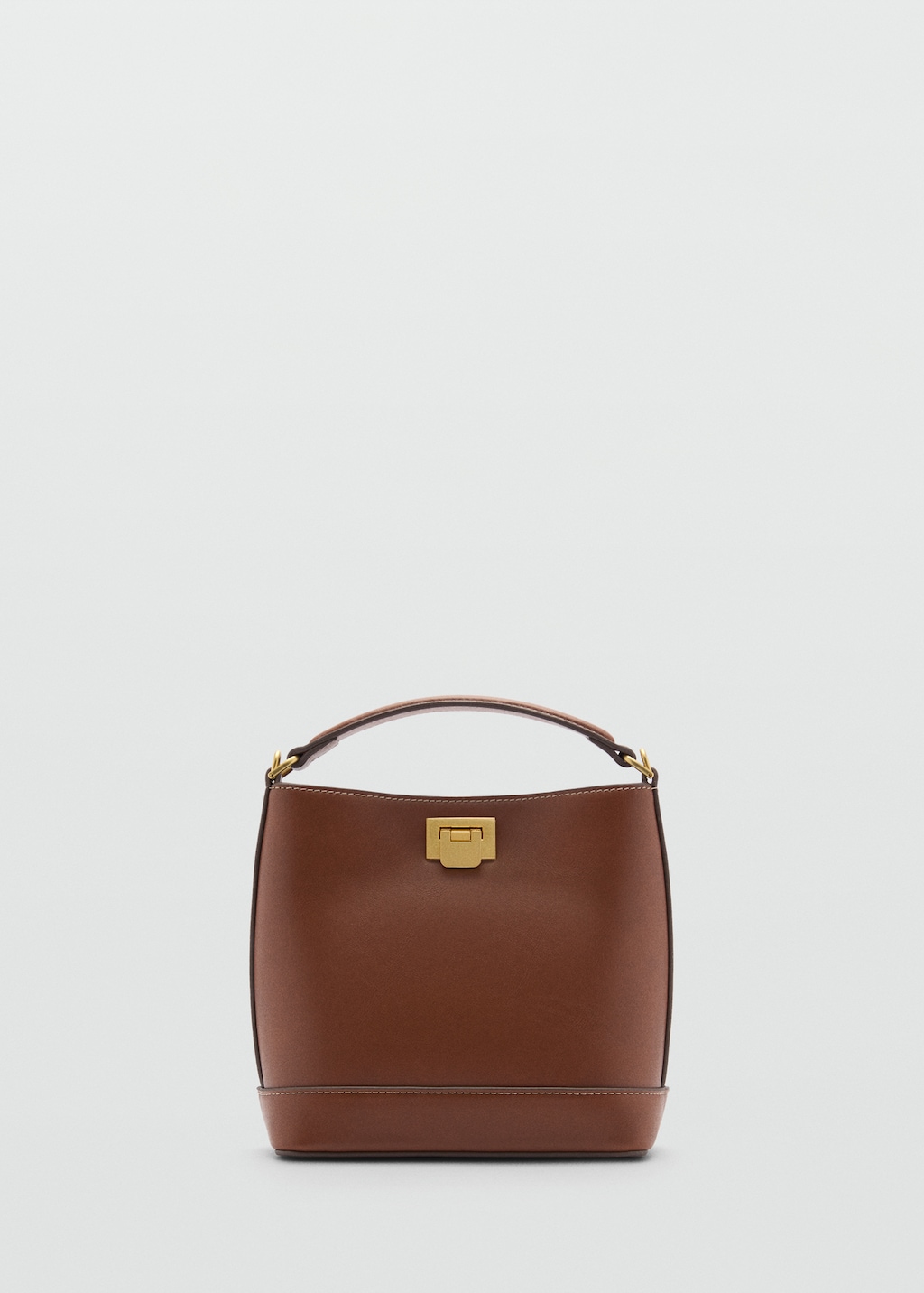 Mini shopper bag with metallic detail Women MANGO Pakistan