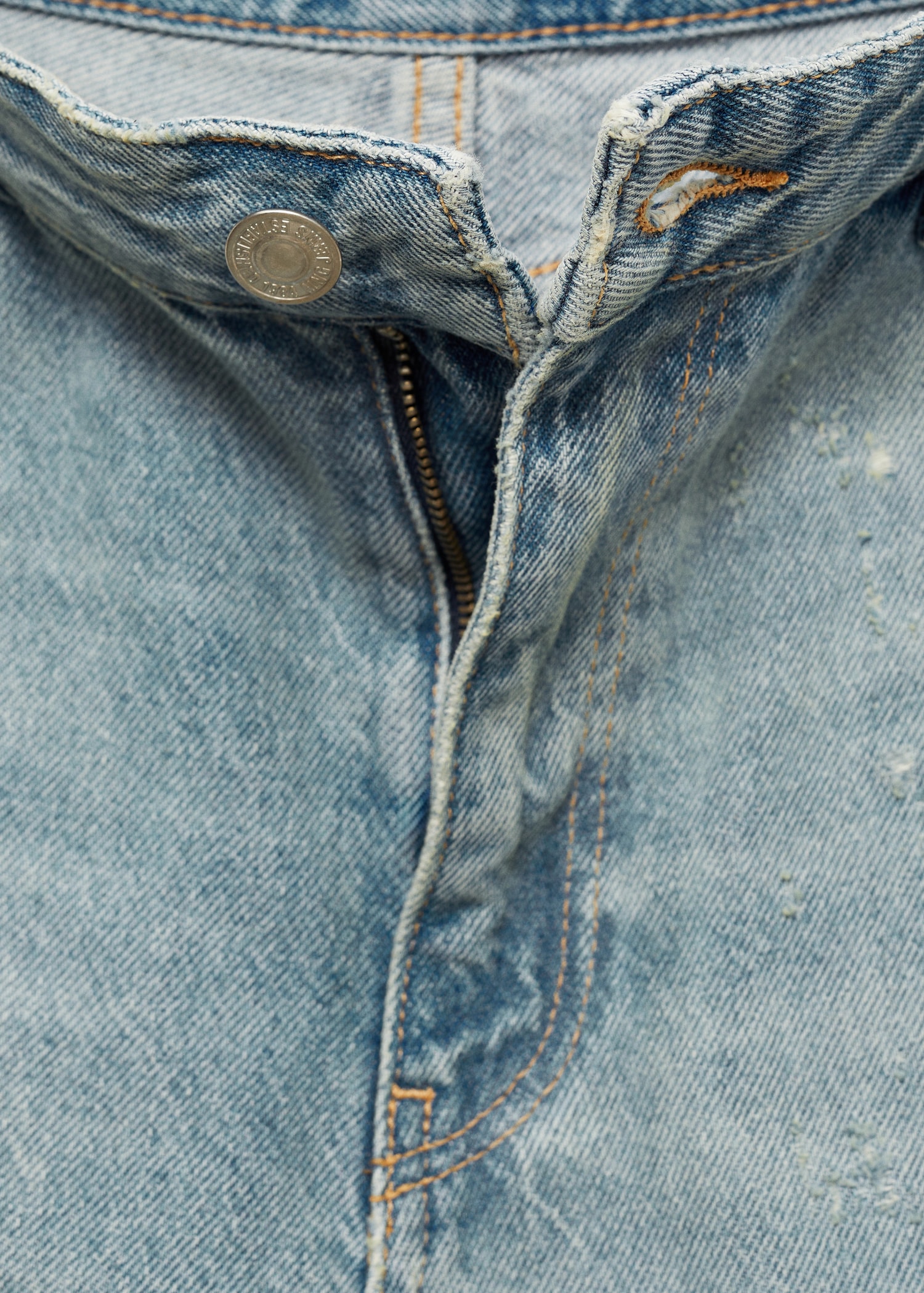 Jeans rectos rotos decorativos - Detalle del artículo 8