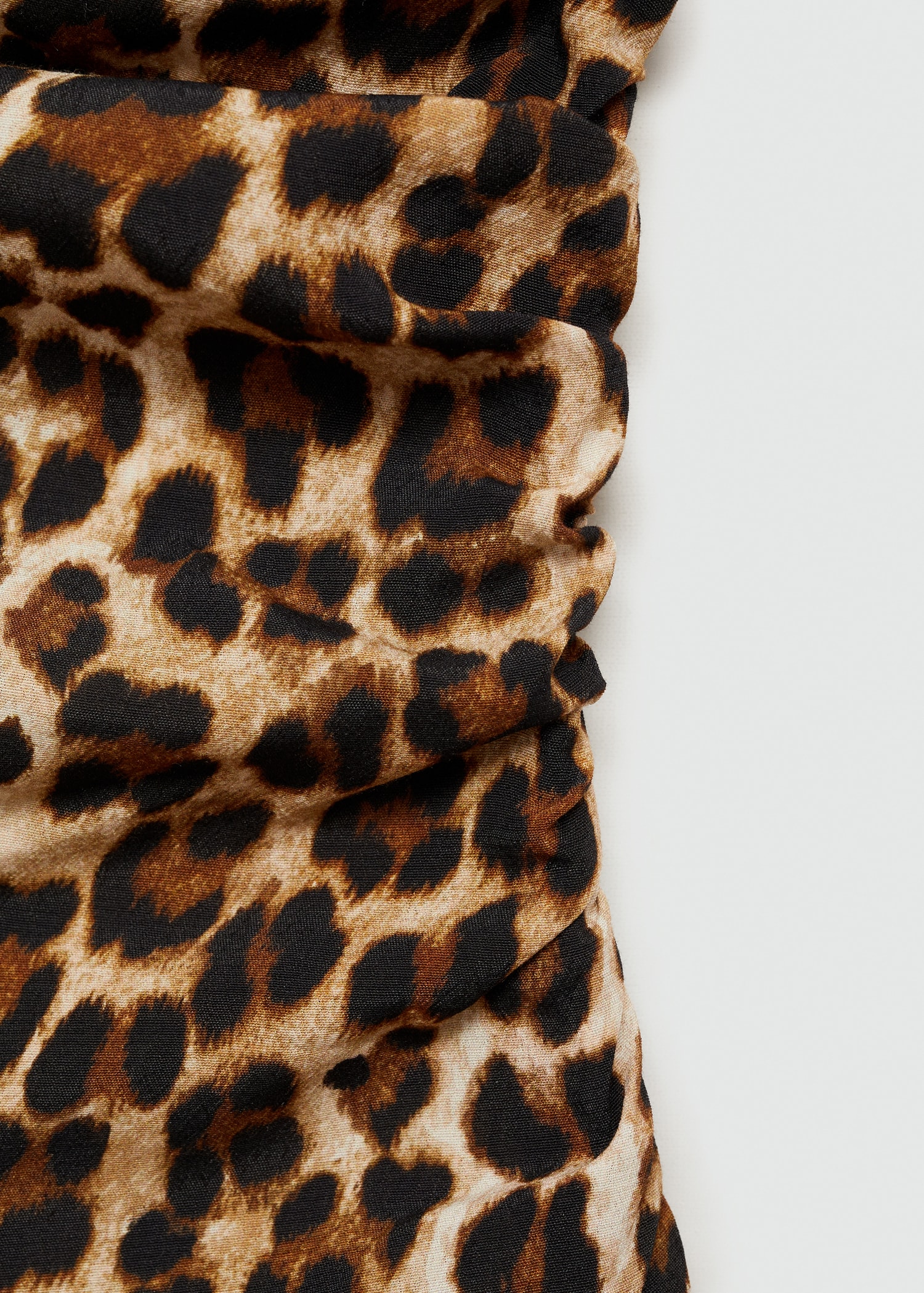 Asymmetrical animal-print dress - Details of the article 8