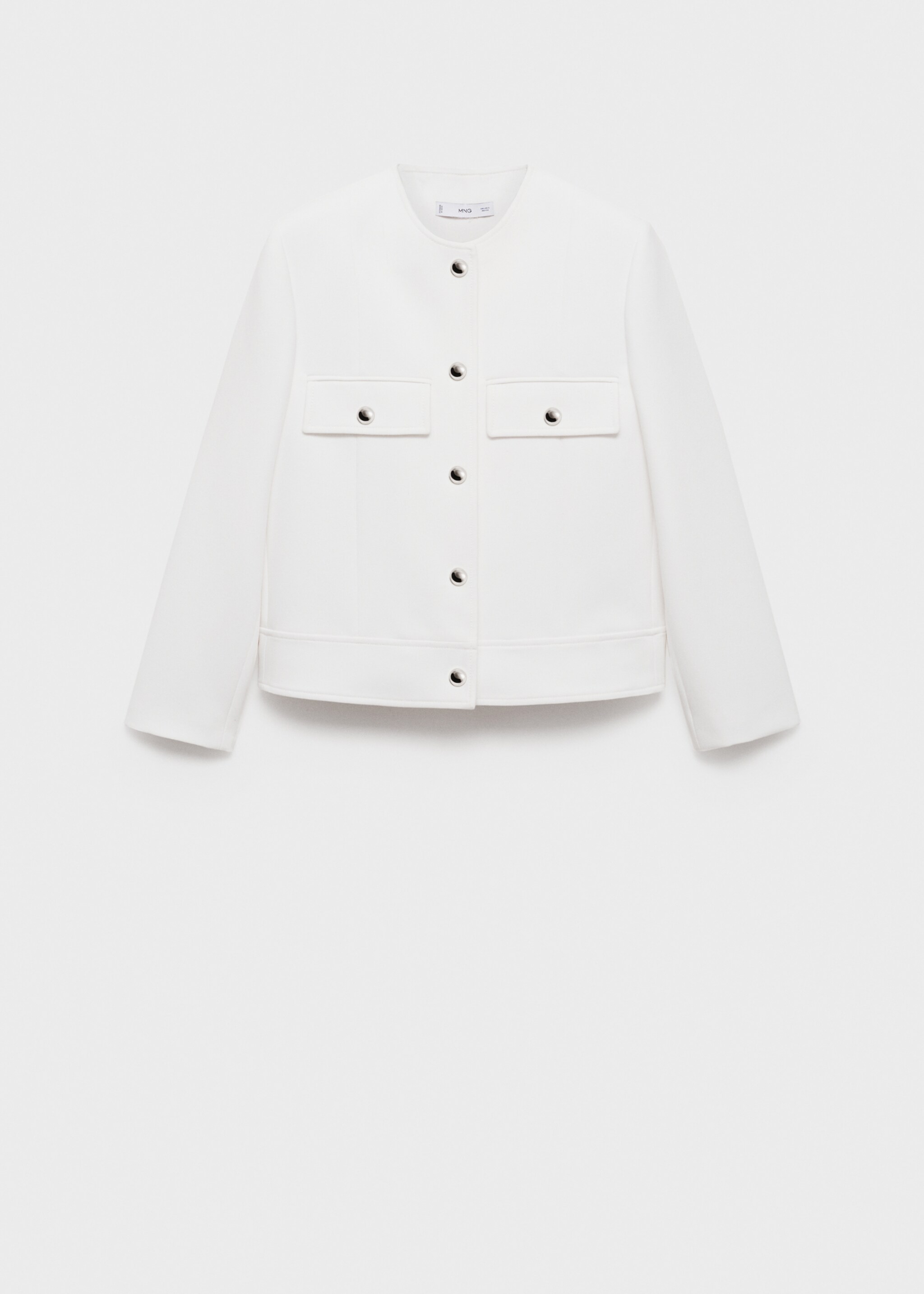 Buttoned jacket with pockets - Article without model