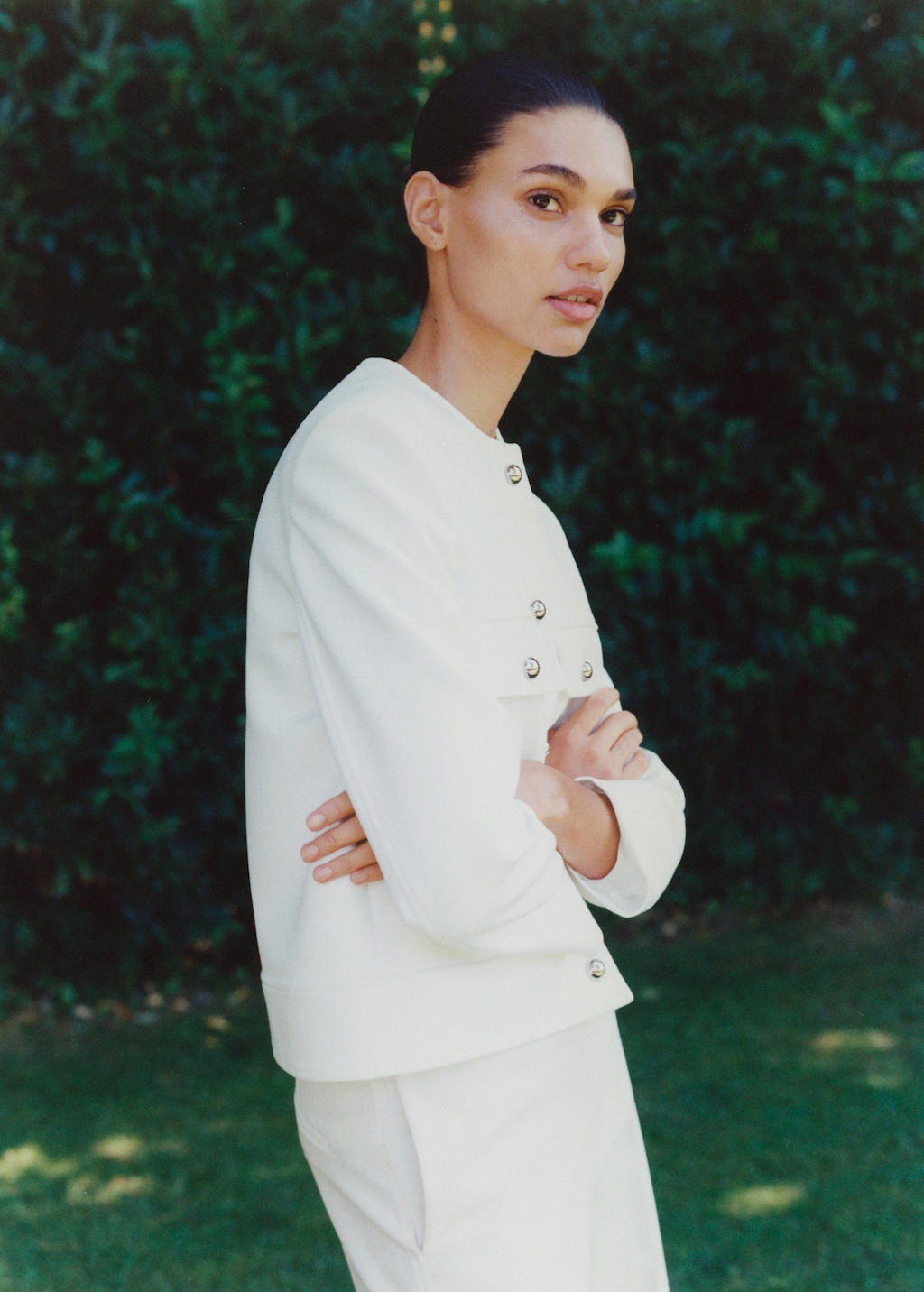 Veste blanche mango deals