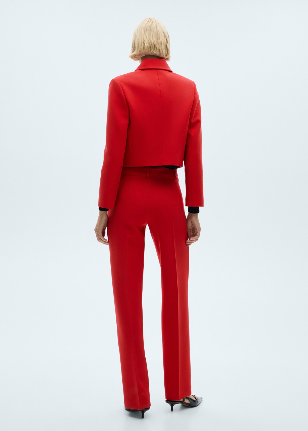 Cropped Jacket in Fango