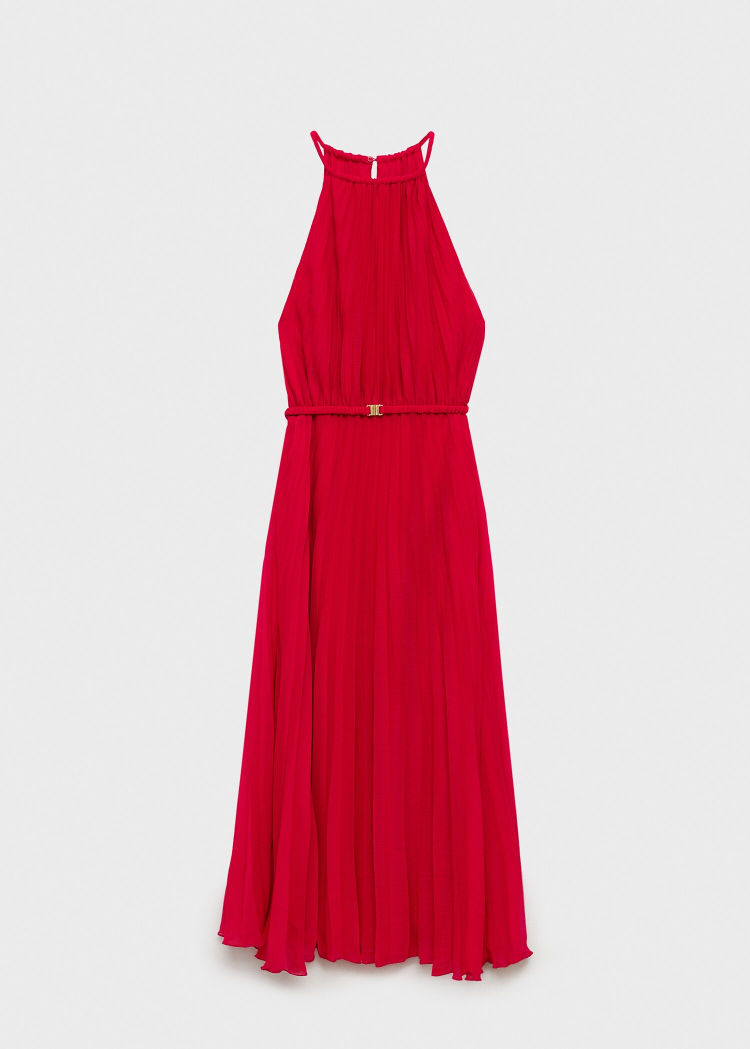 Robe plissée ceinture - Article sans modèle