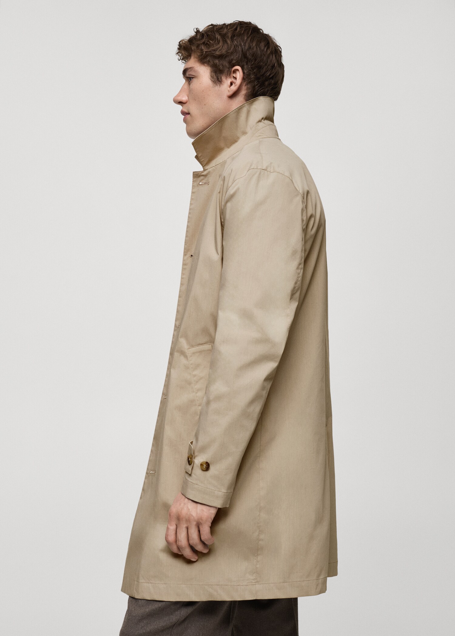 Classic water-repellent trench coat - Details of the article 2