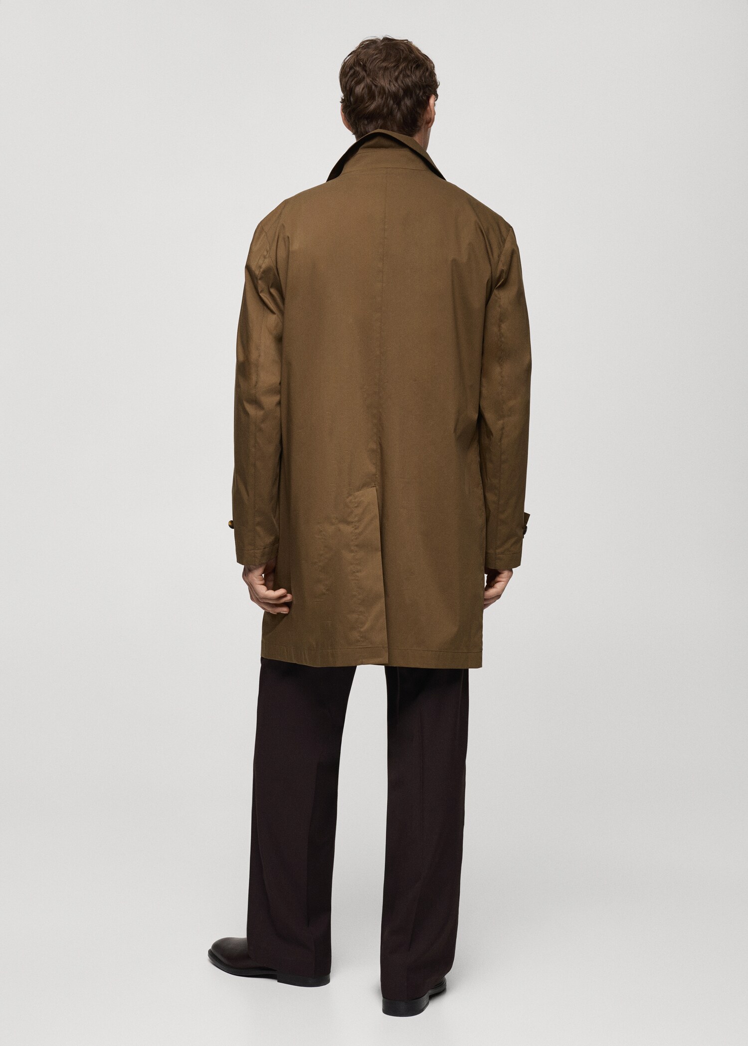Classic water-repellent trench coat - Reverse of the article