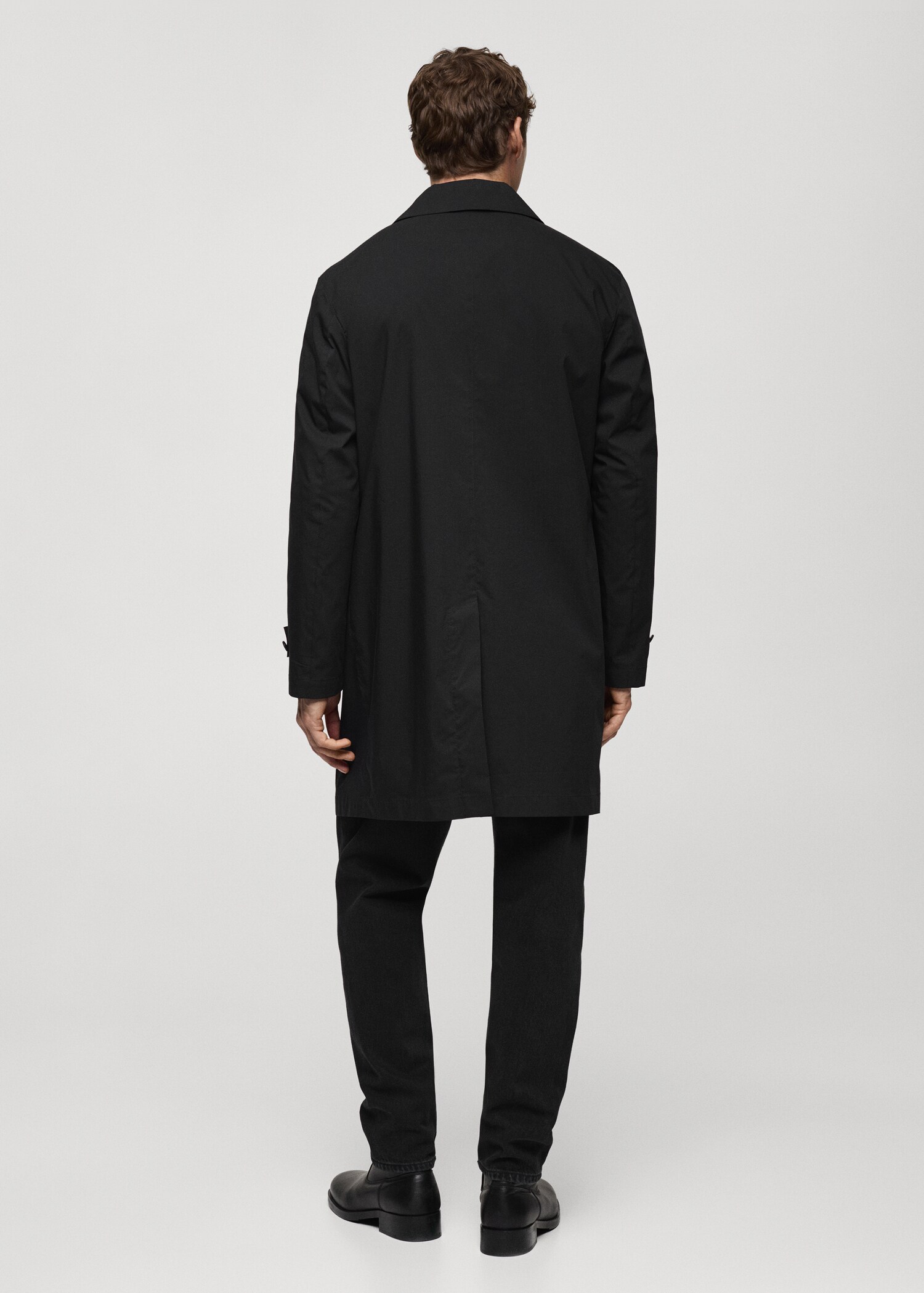 Classic water-repellent trench coat - Reverse of the article