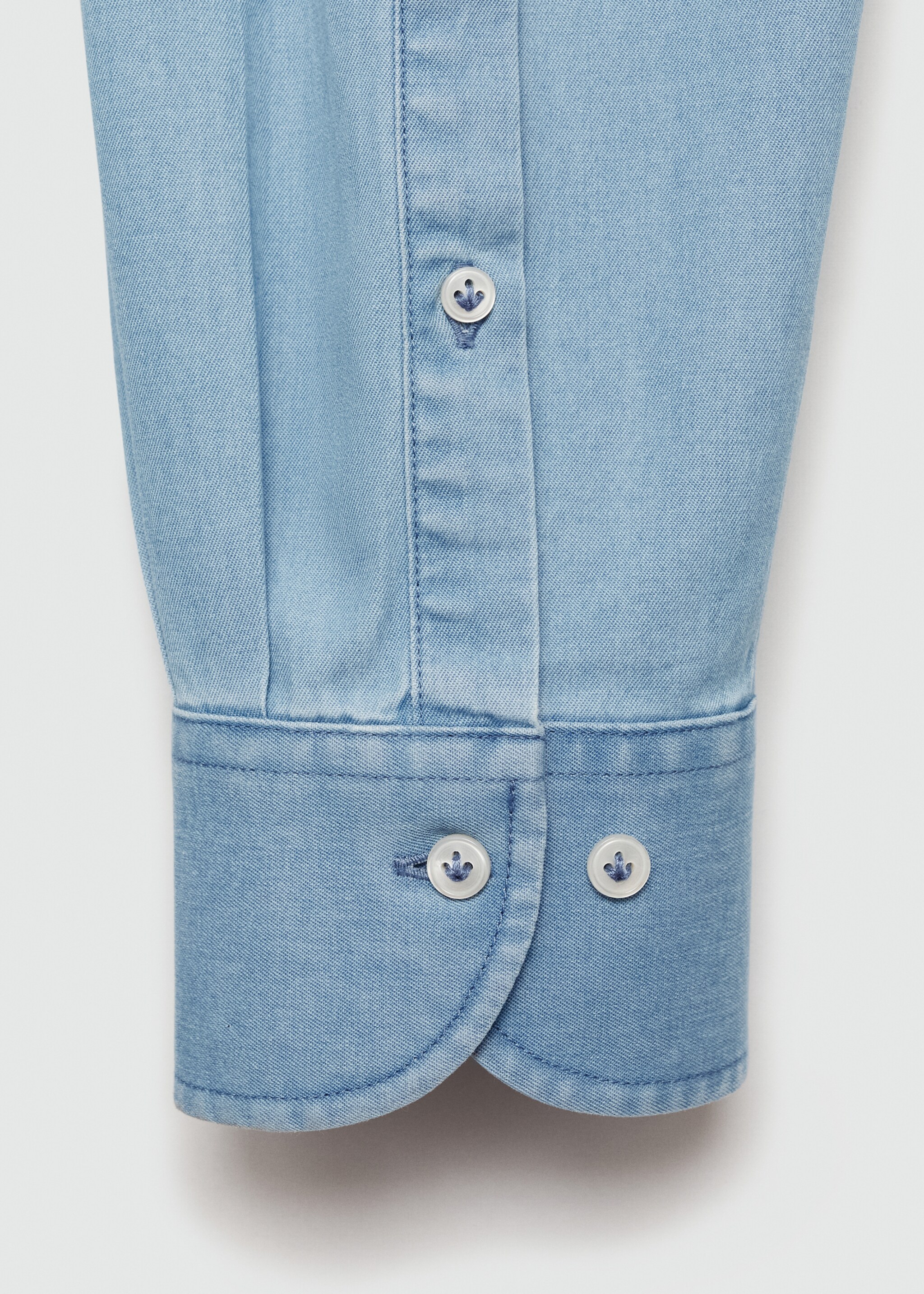 Camisa regular fit chambray algodón - Detalle del artículo 0