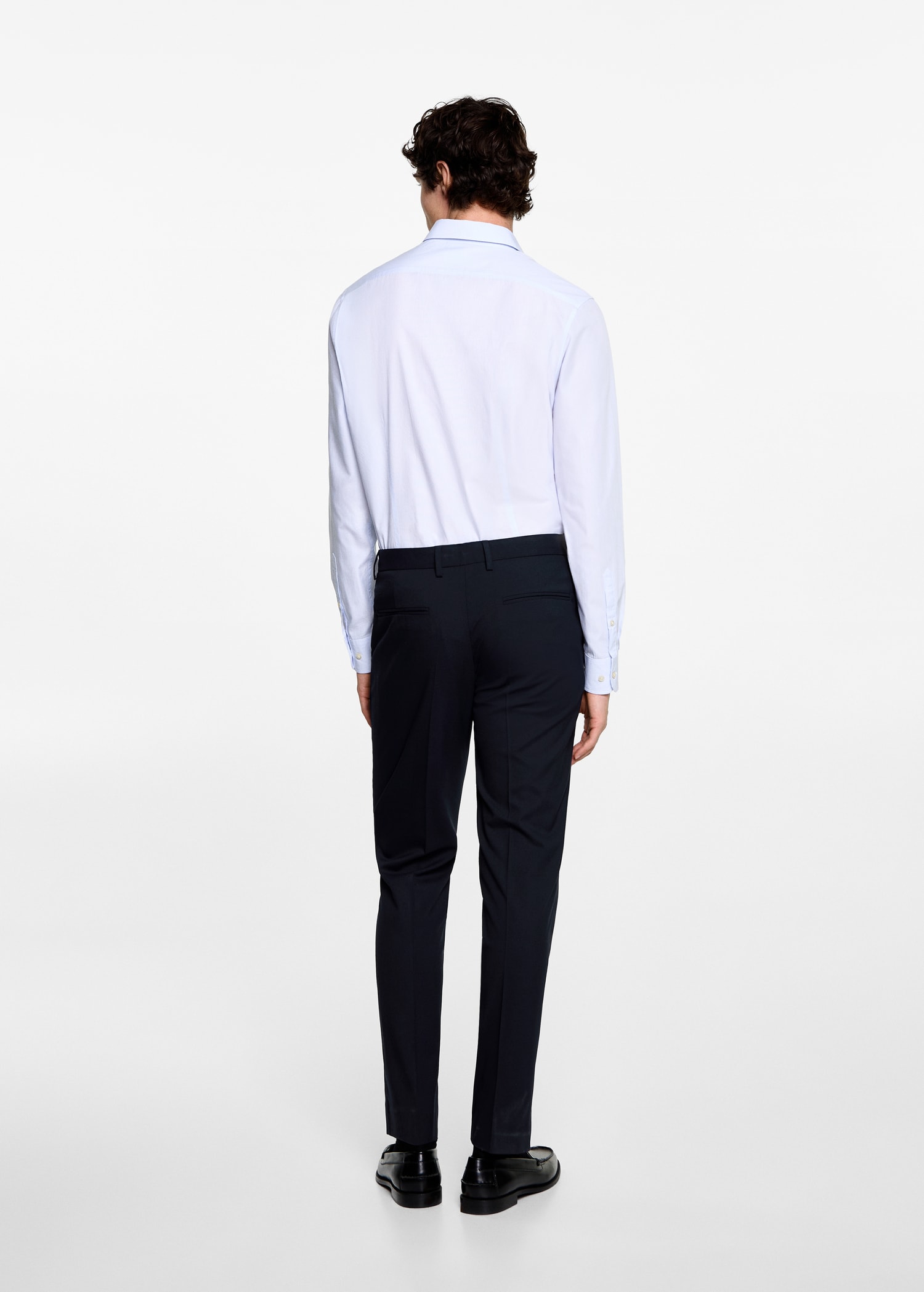 Slim fit suit trousers - Reverse of the article