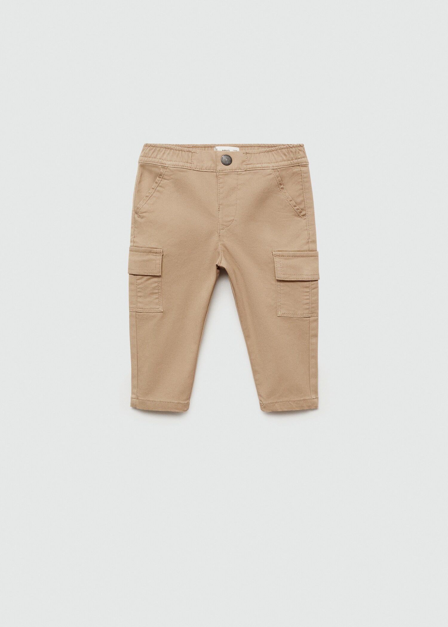 Elastic waist cargo trousers - Article without model