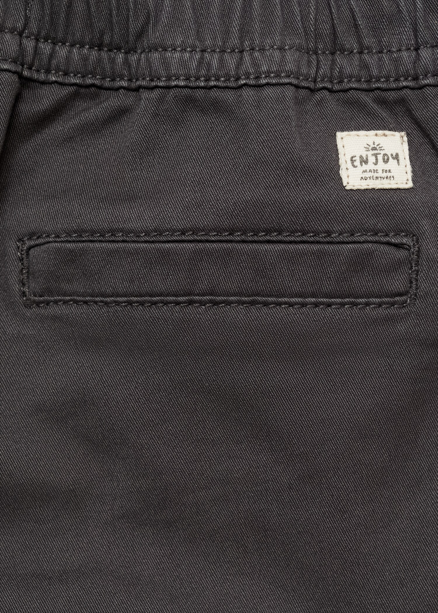Pantalon cargo taille élastique - Détail de l'article 0
