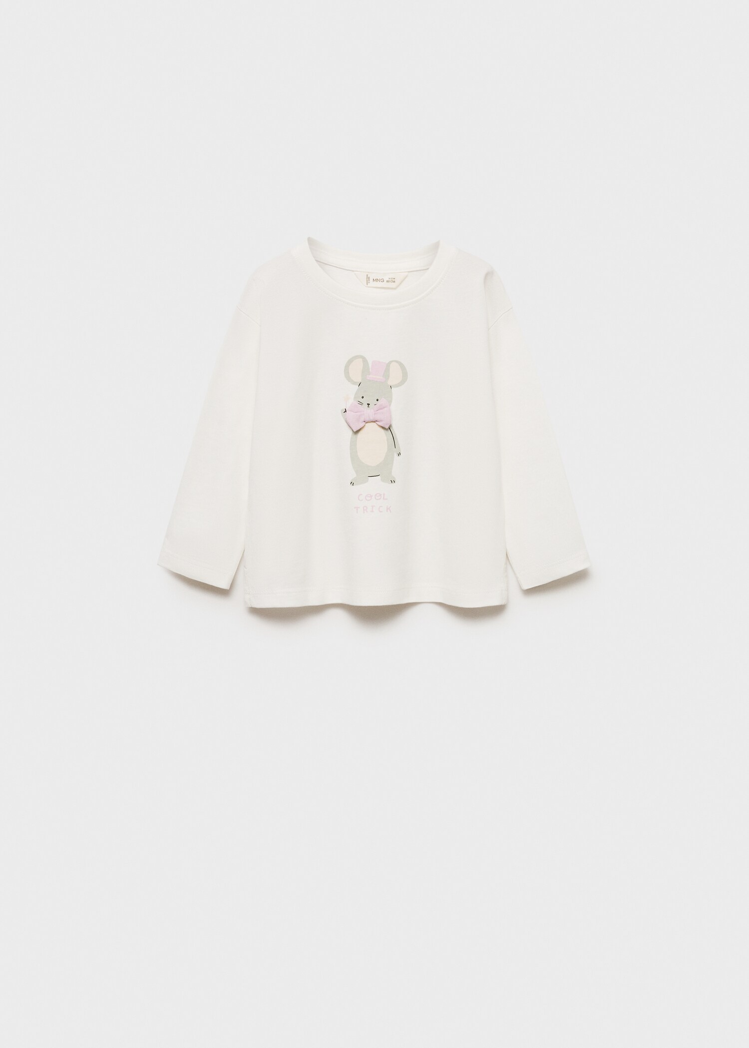 Printed cotton-blend T-shirt - Article without model