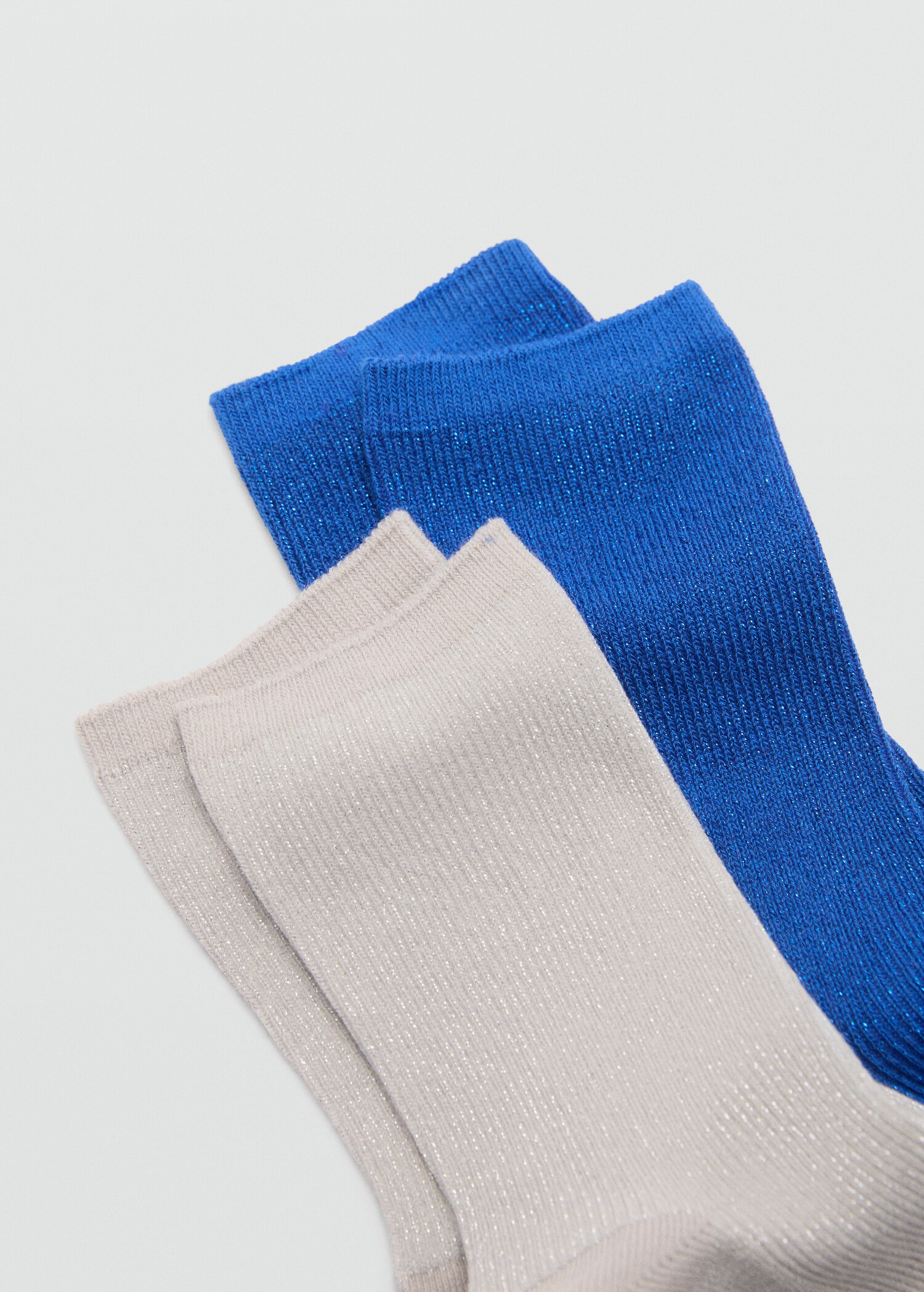 Pack 2 paires chaussettes lurex - Plan moyen
