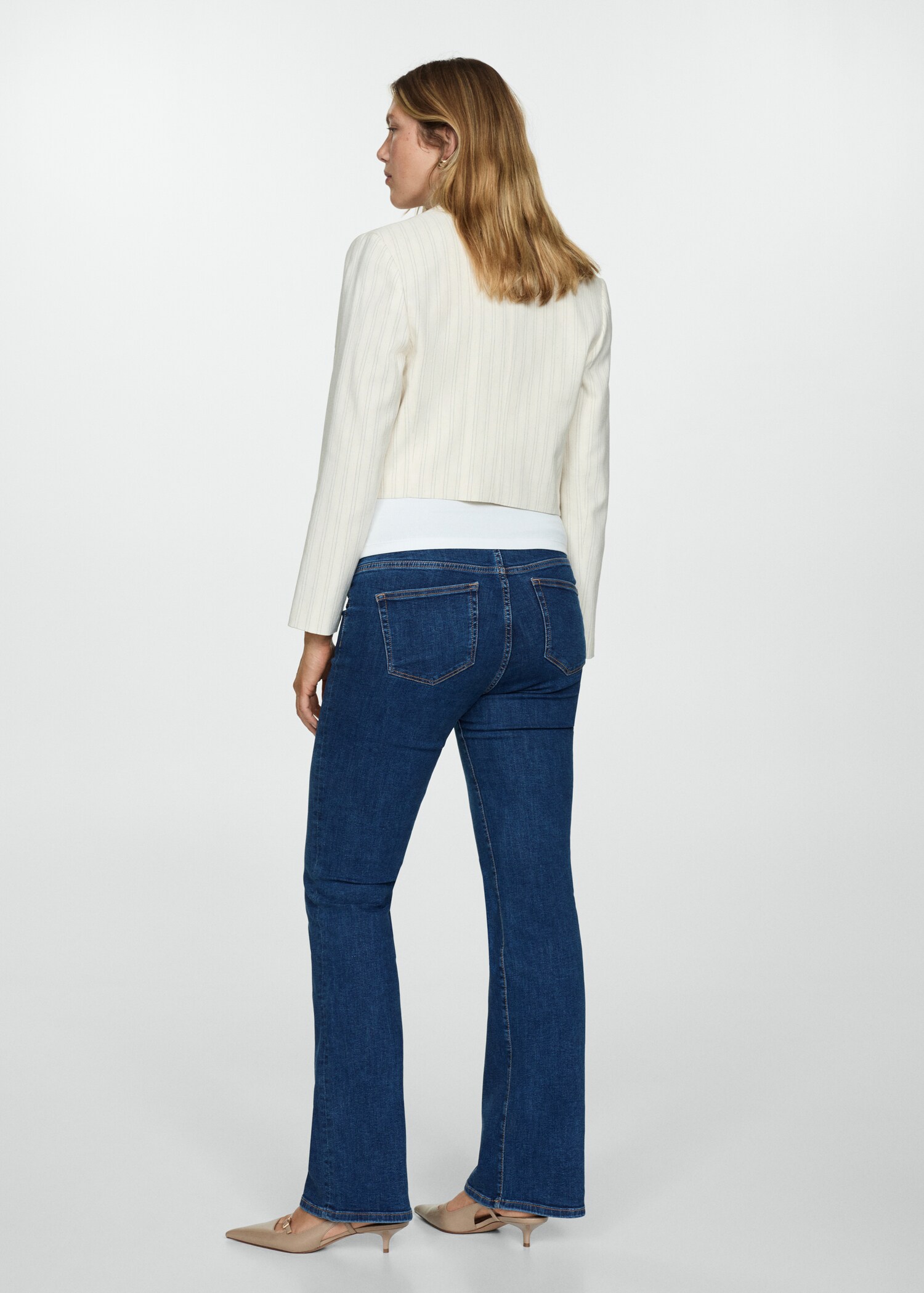 Maternity flared jeans - Reverse of the article