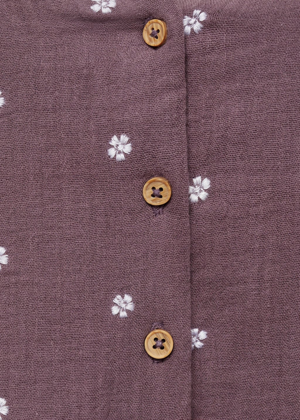 Floral embroidery dress