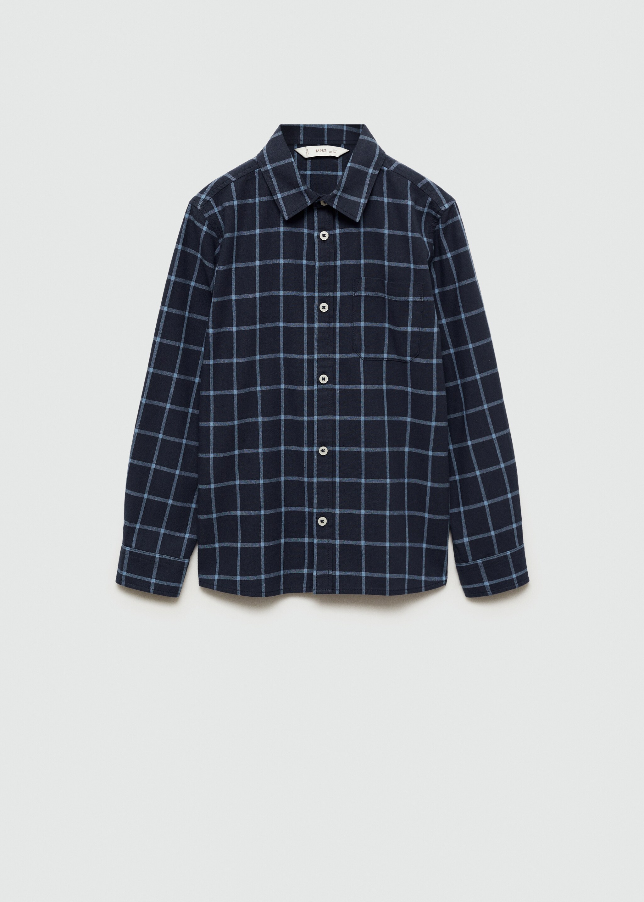 Regular fit check cotton shirt - Article without model