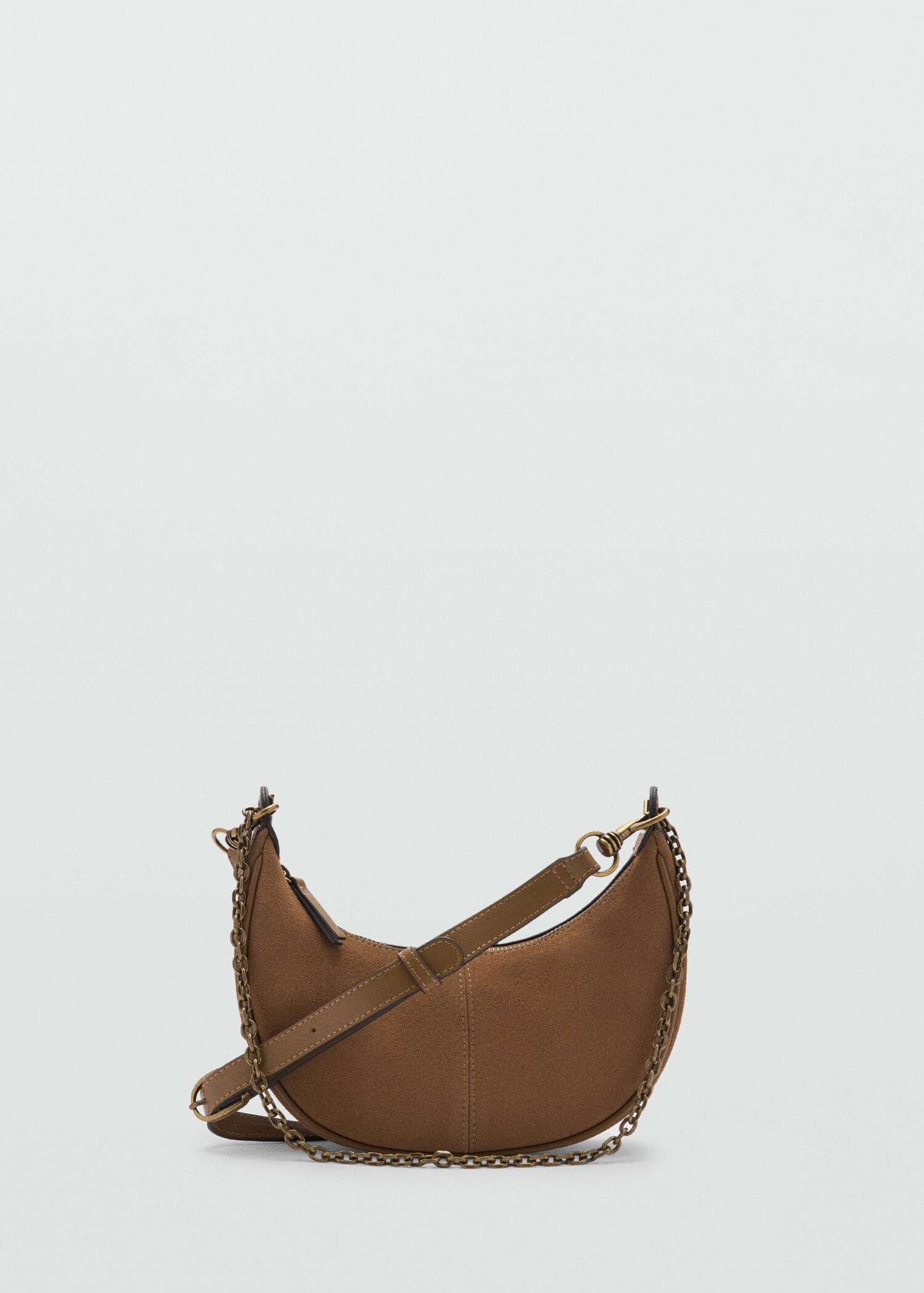 Oval leather bag - Article without model