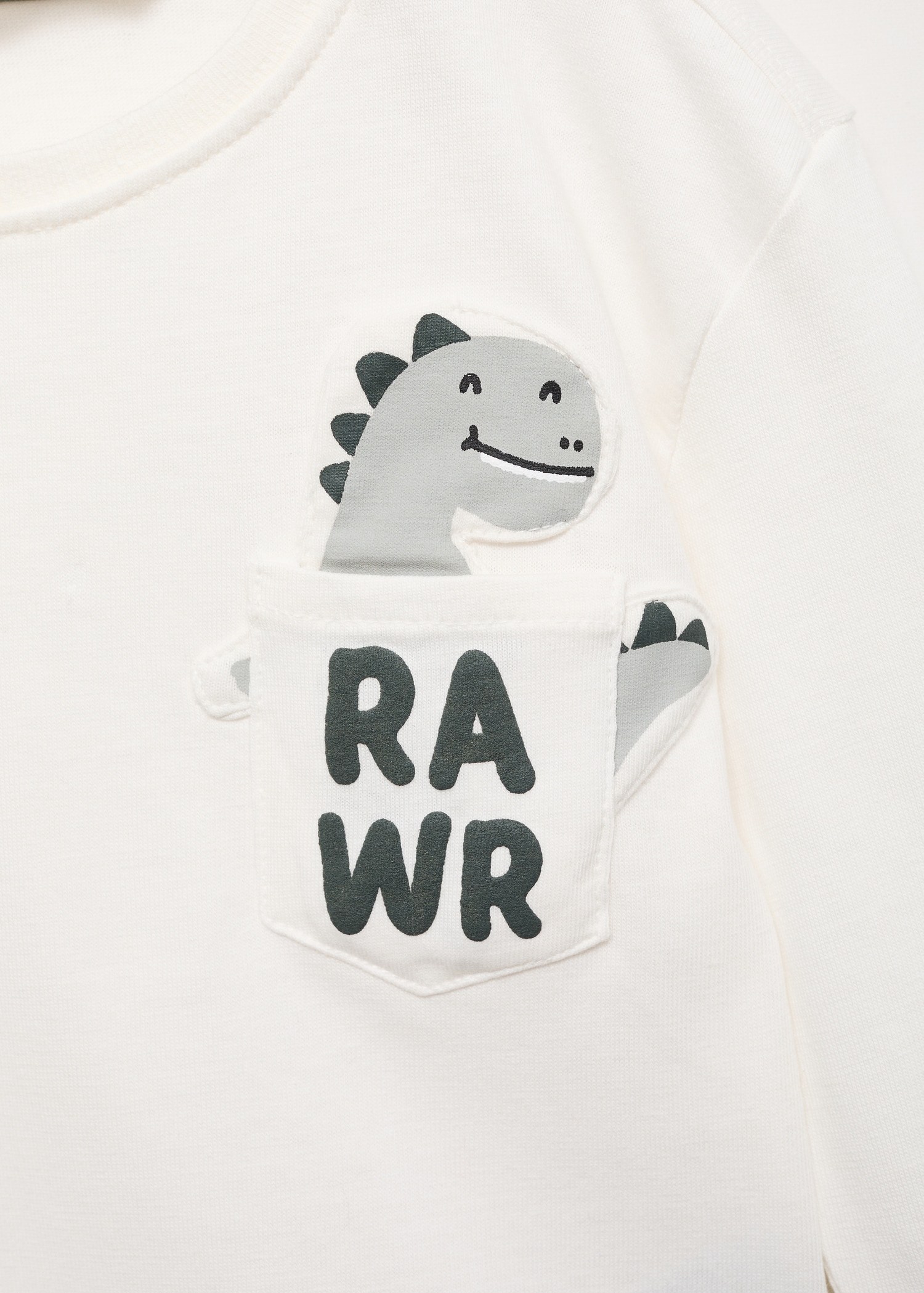 Camiseta estampado dinosaurio - Detalle del artículo 8