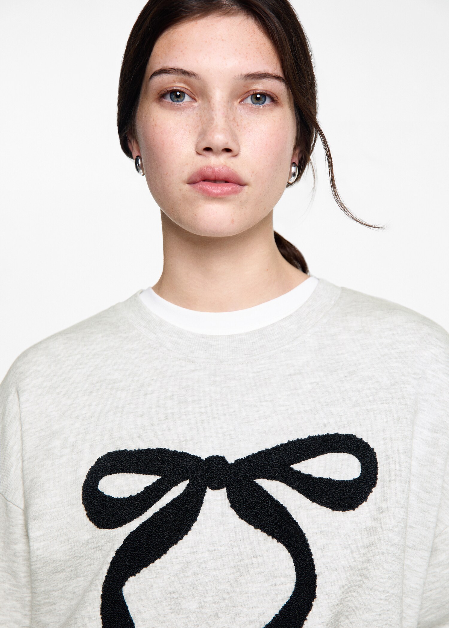 Kabartma sesenli sweatshirt - Ürün detayı 1