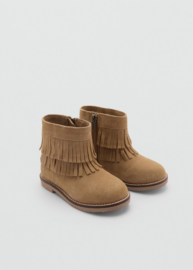 Mango Cowboy-Stiefelette aus Leder Fabrik Onlineshop Bekleidung