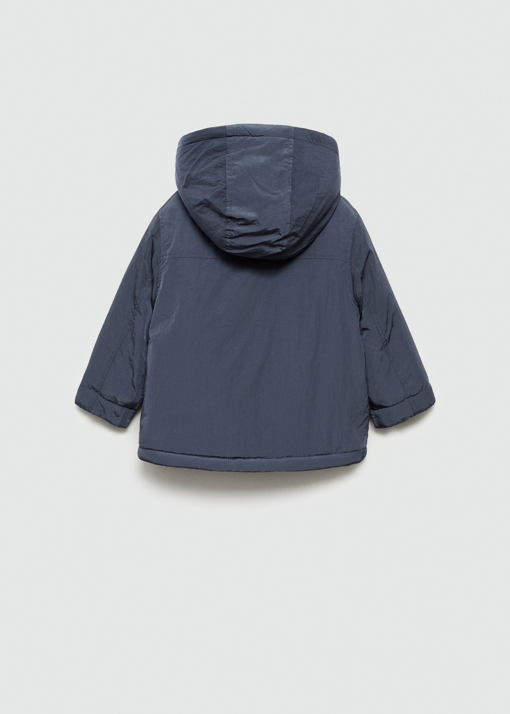 Padded anorak with shearling lining - Kids | MANGO USA