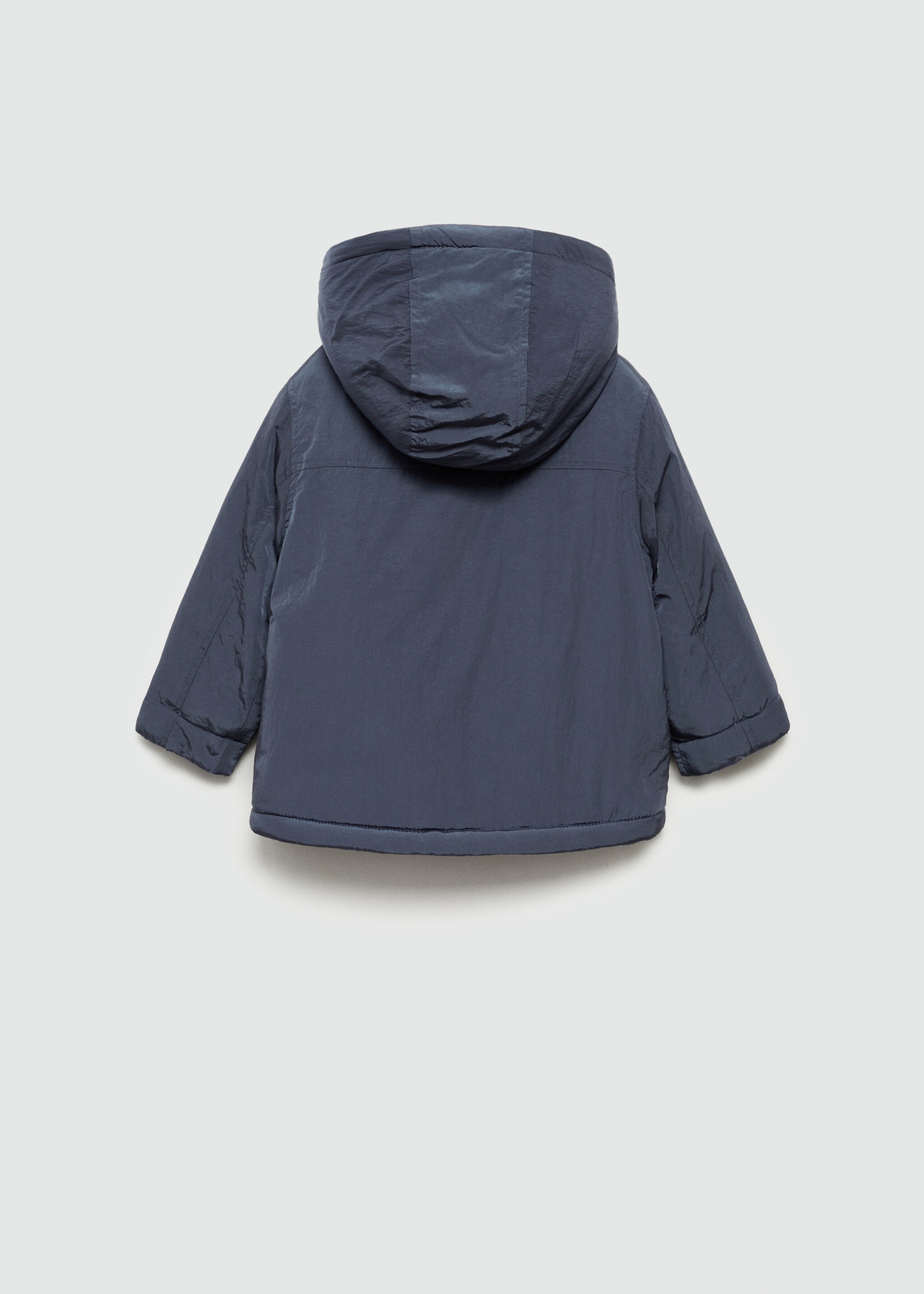Anorak acolchado interior borreguito - Reverso del artículo