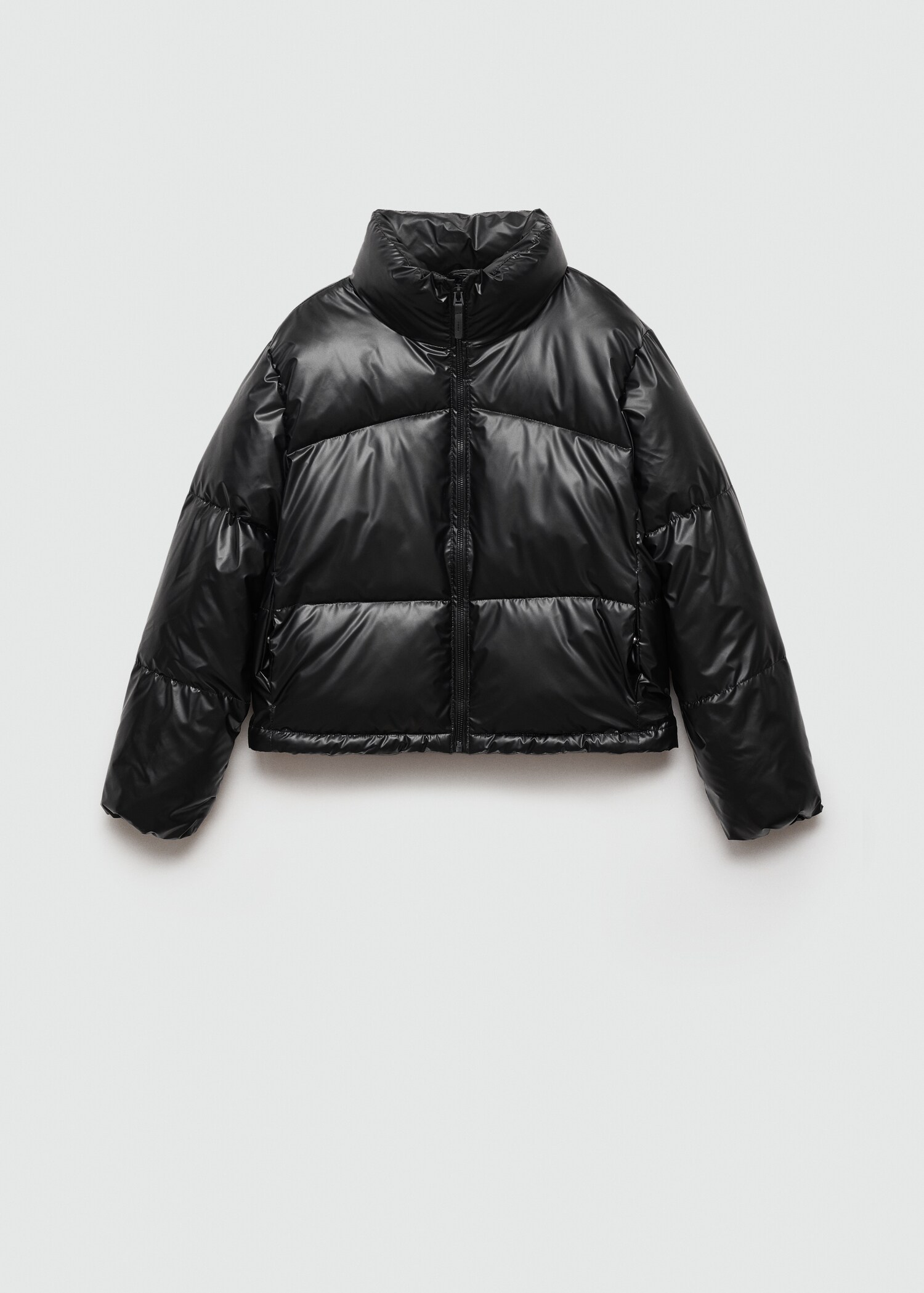 Metallic puffer jacket - Article without model