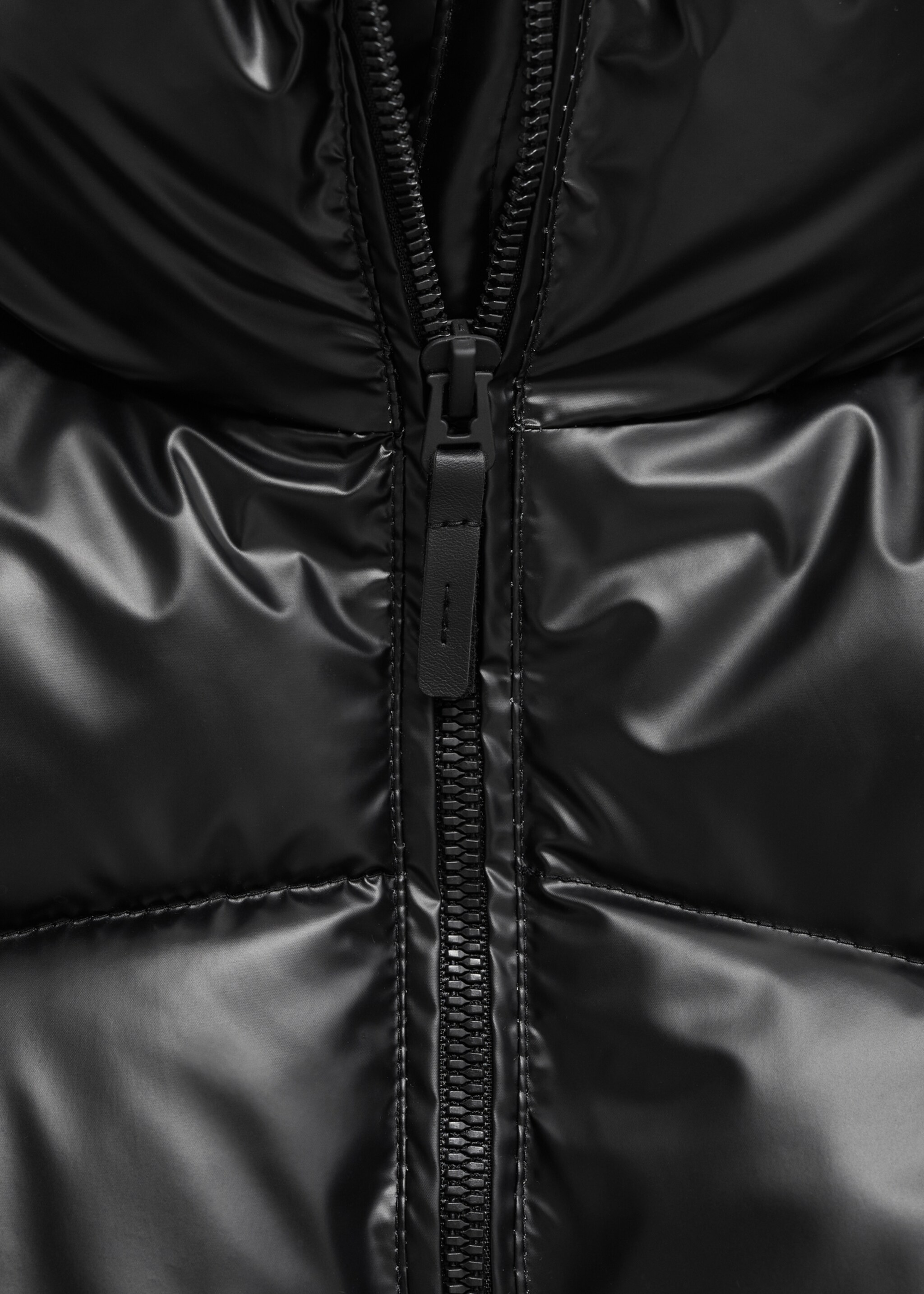 Metallic puffer jacket - Details of the article 8