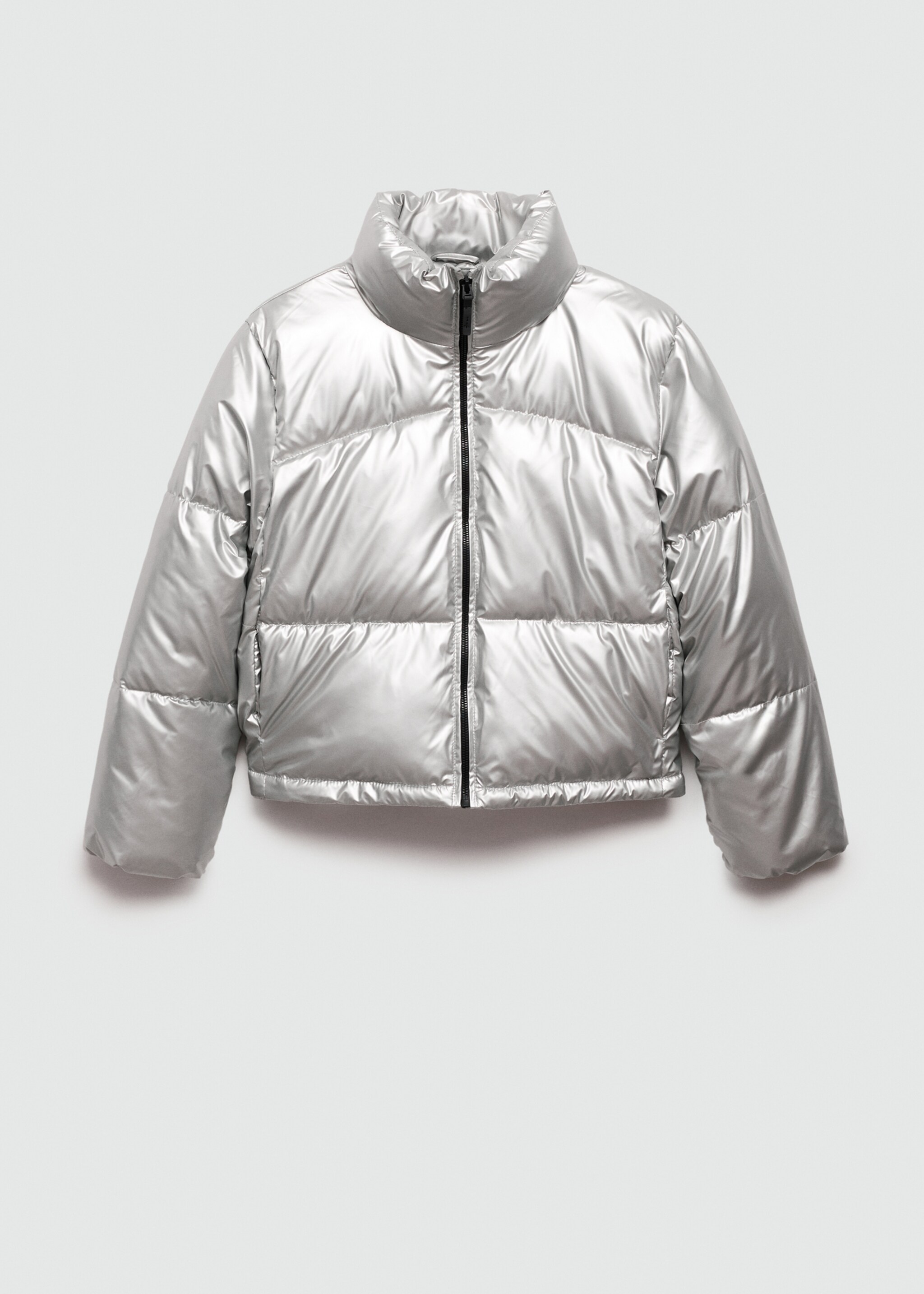 Metallic puffer jacket - Article without model