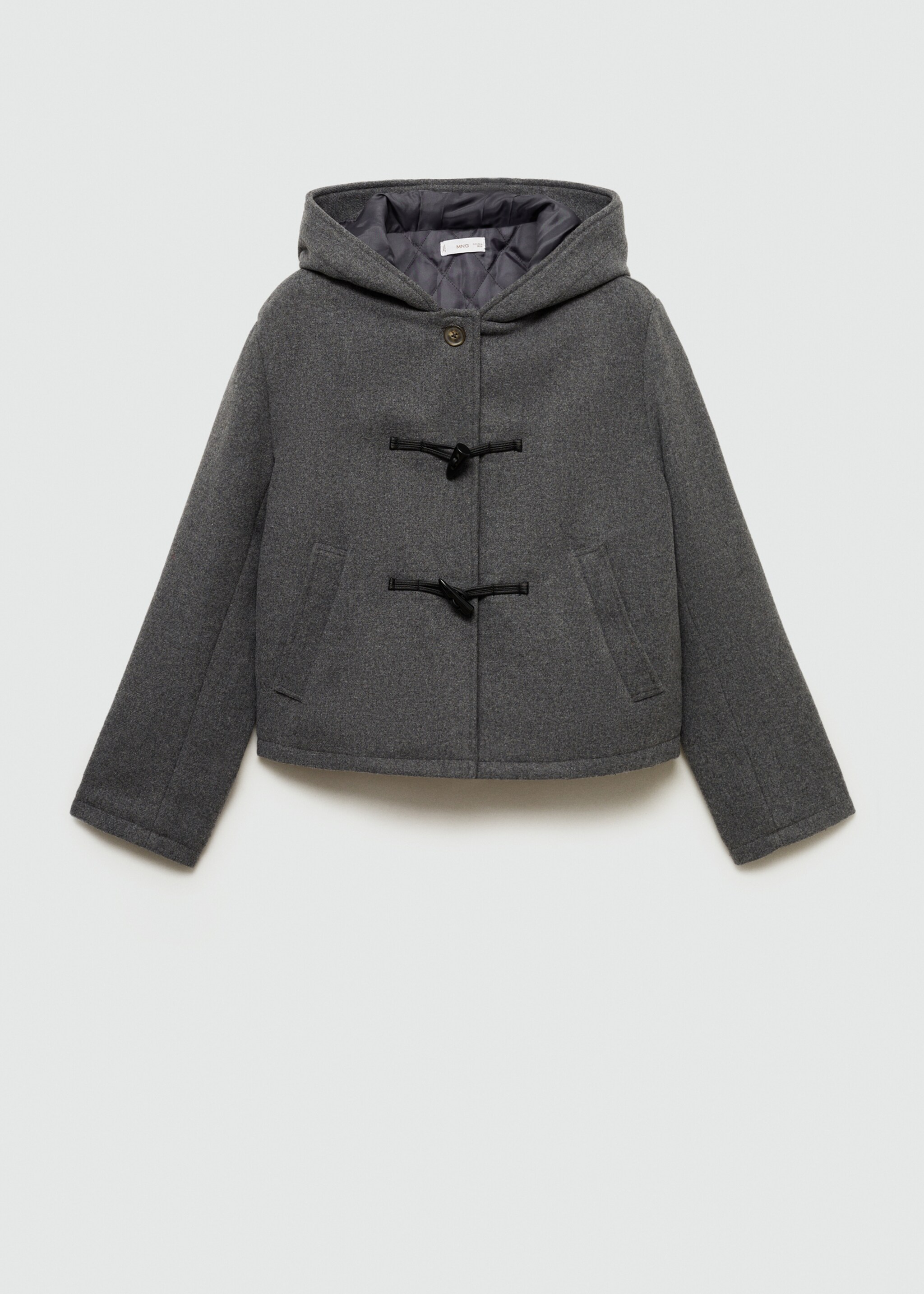 Wool hooded coat - Article without model
