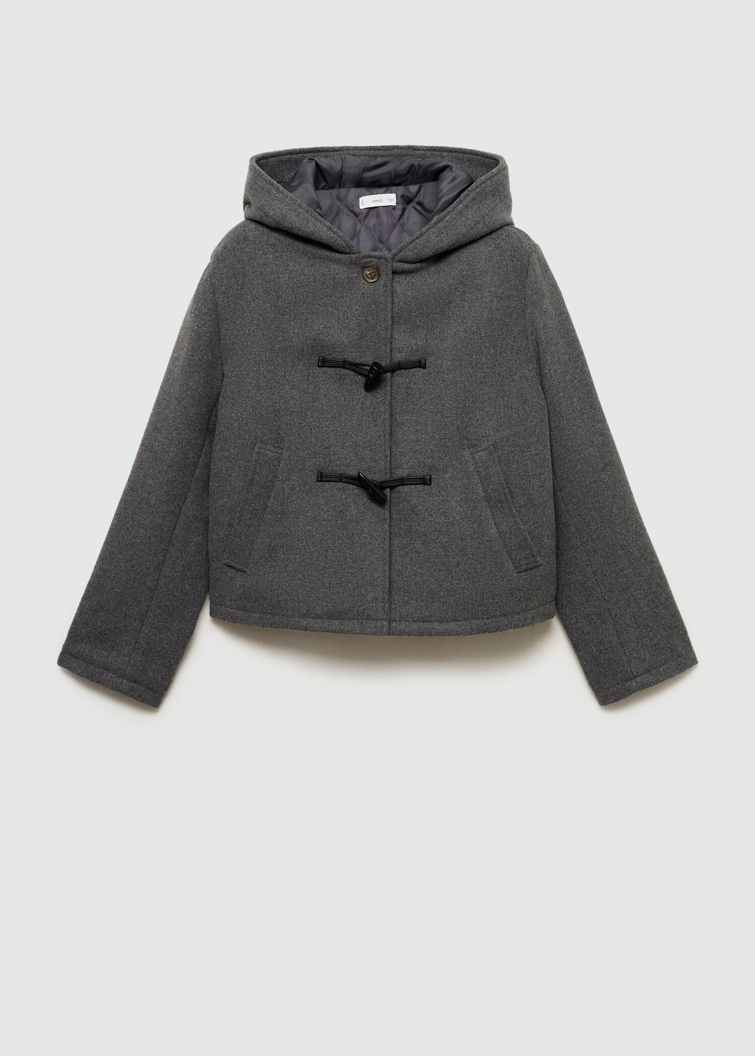 Wool hooded coat - Article without model