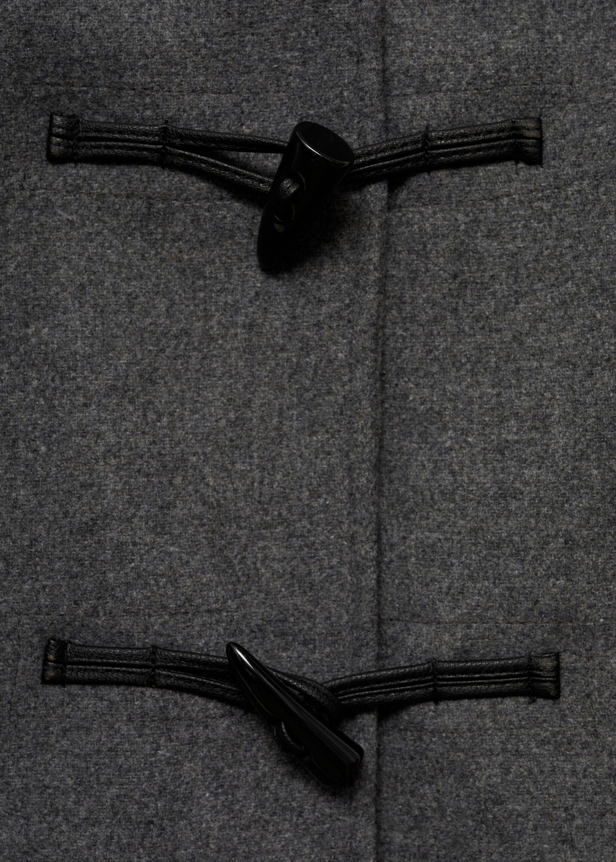 Wool hooded coat - Details of the article 8