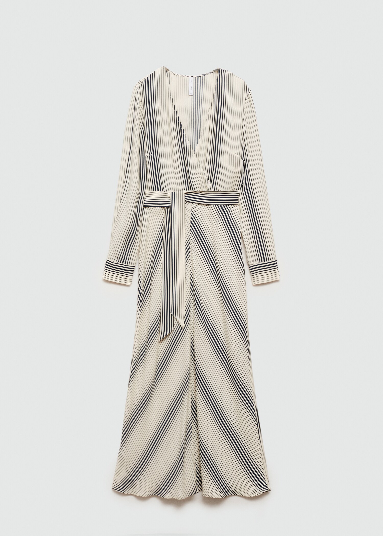 Stripe-print dress with bow - Article without model