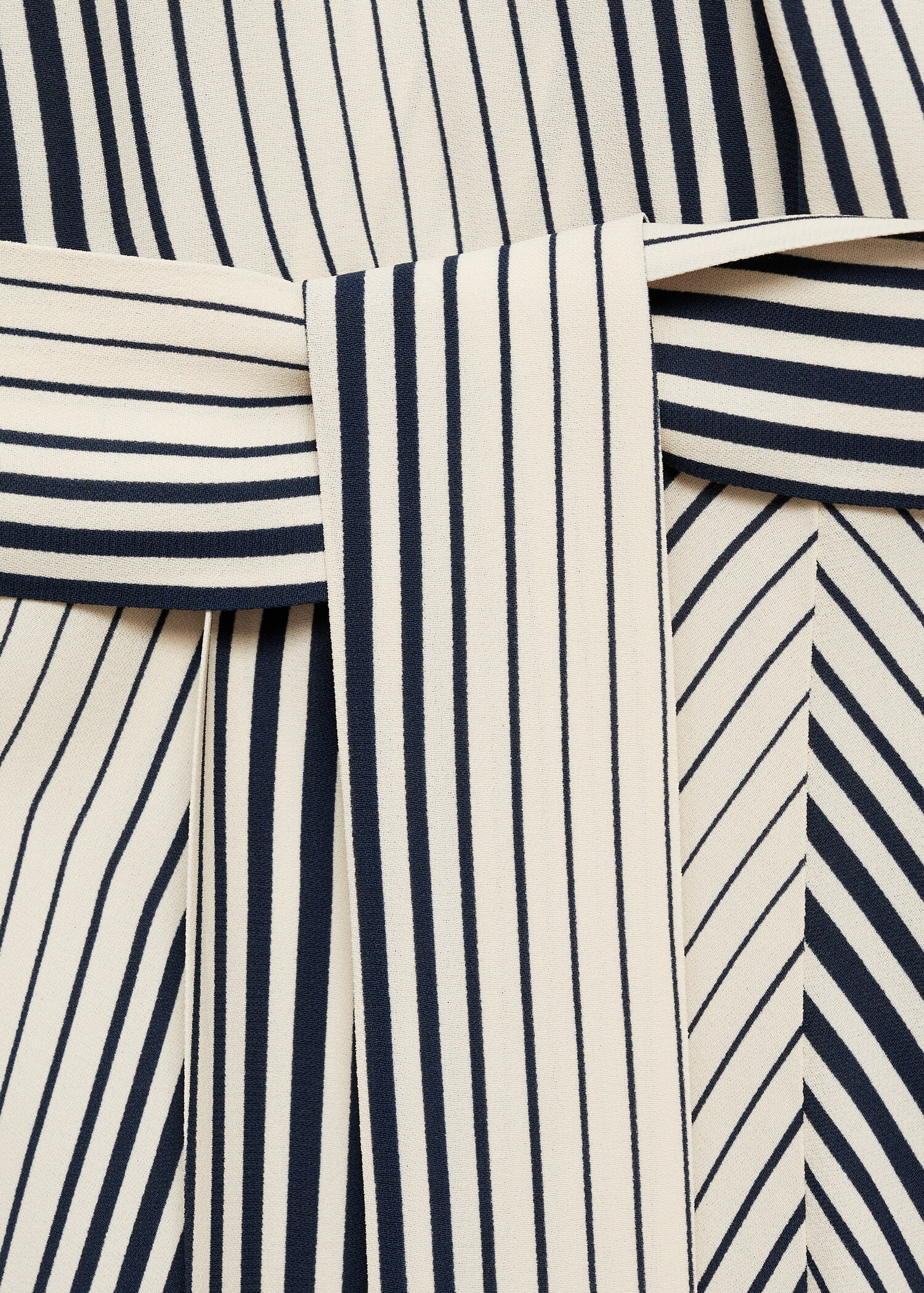 Stripe-print dress with bow - Details of the article 8