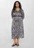 Printed satin dress - Women | MANGO USA