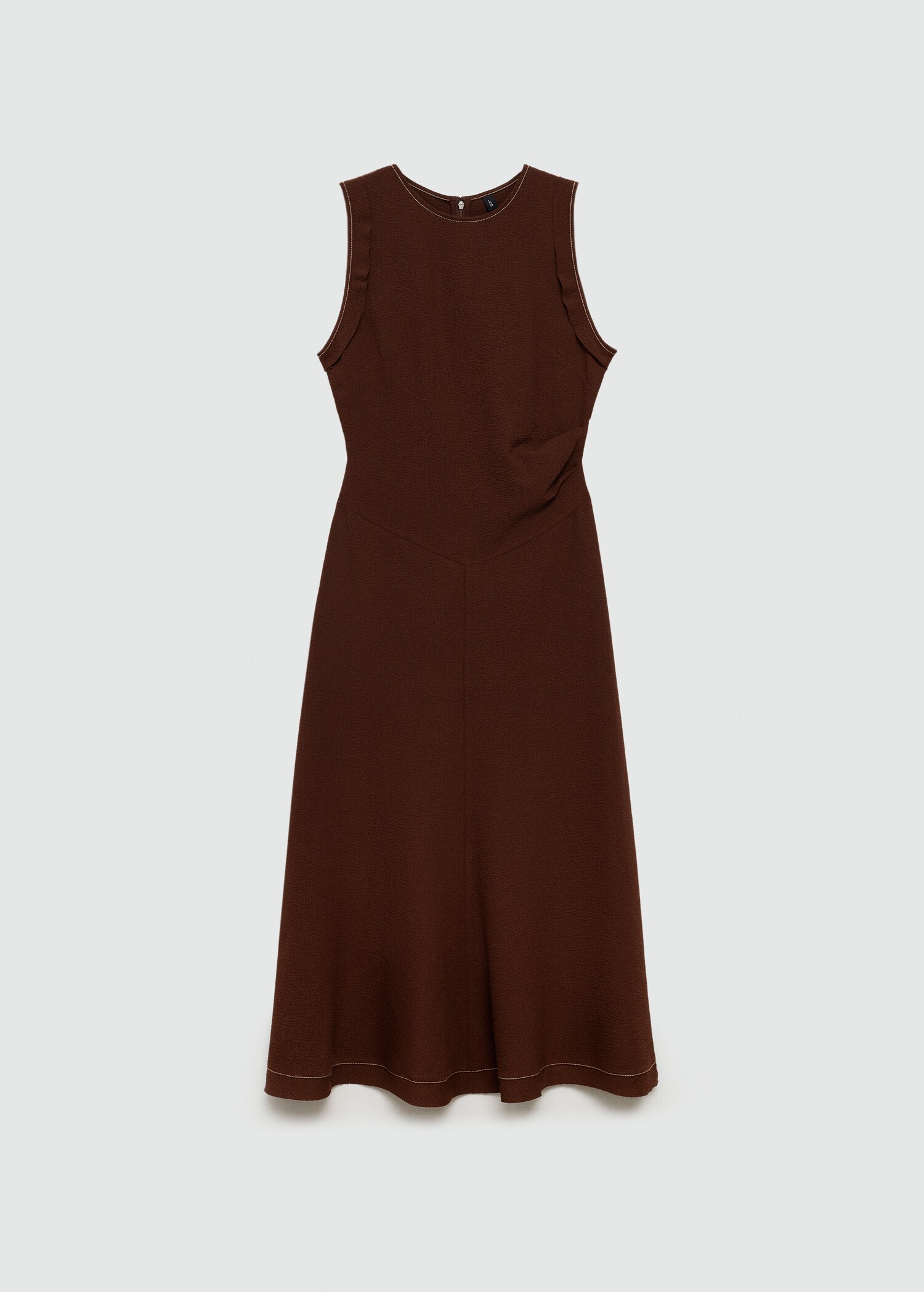 Midi-dress with decorative stitching - Article without model