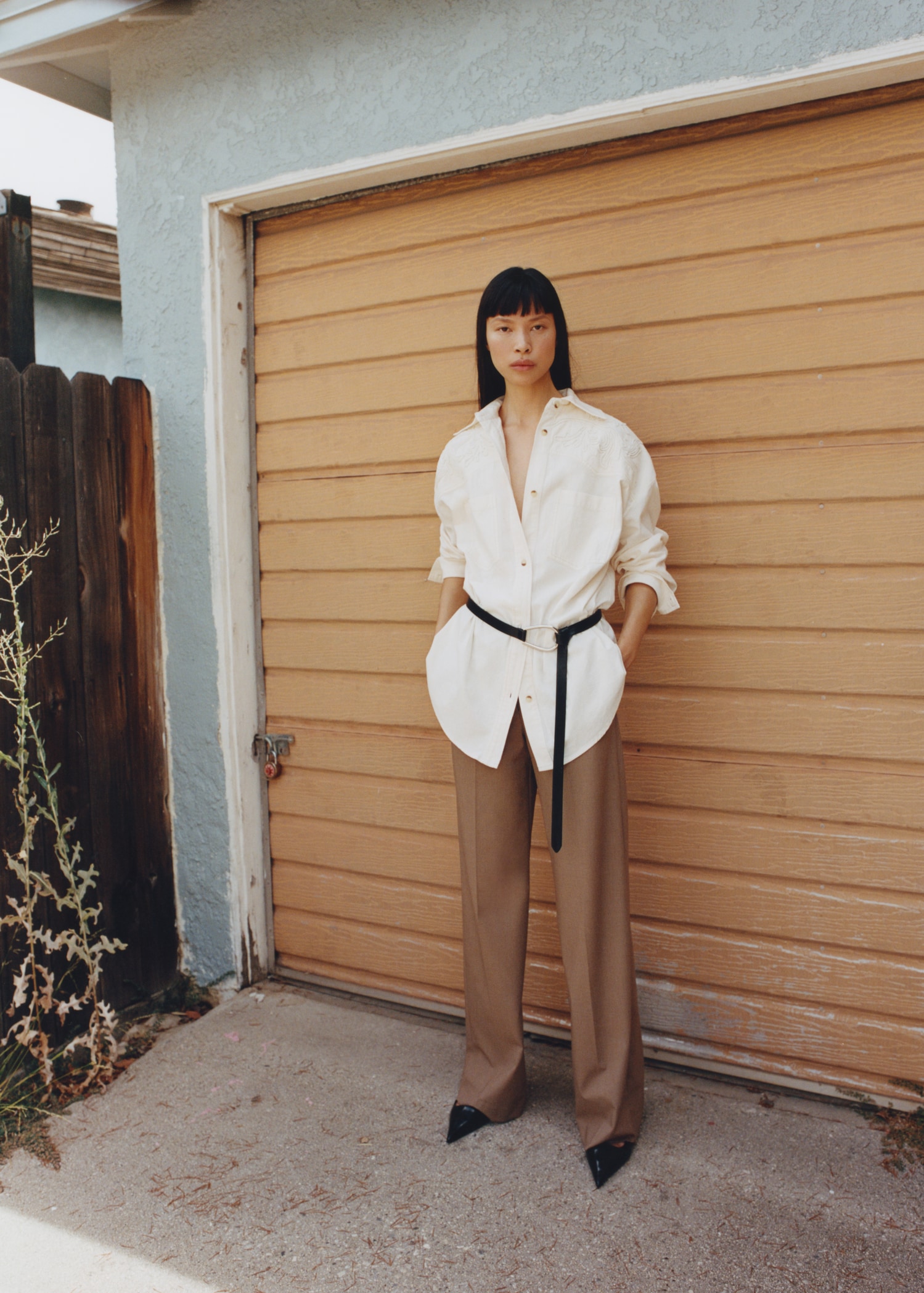 Pleated suit trousers - Main Image