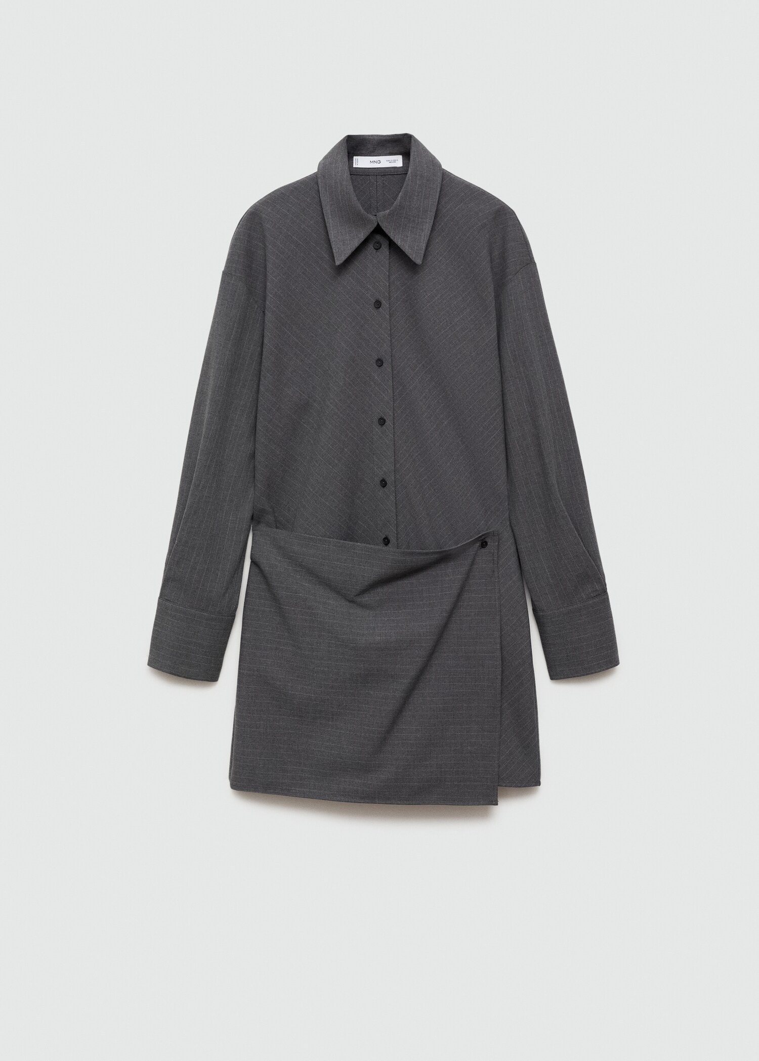Robe chemise rayures tennis - Article sans modèle