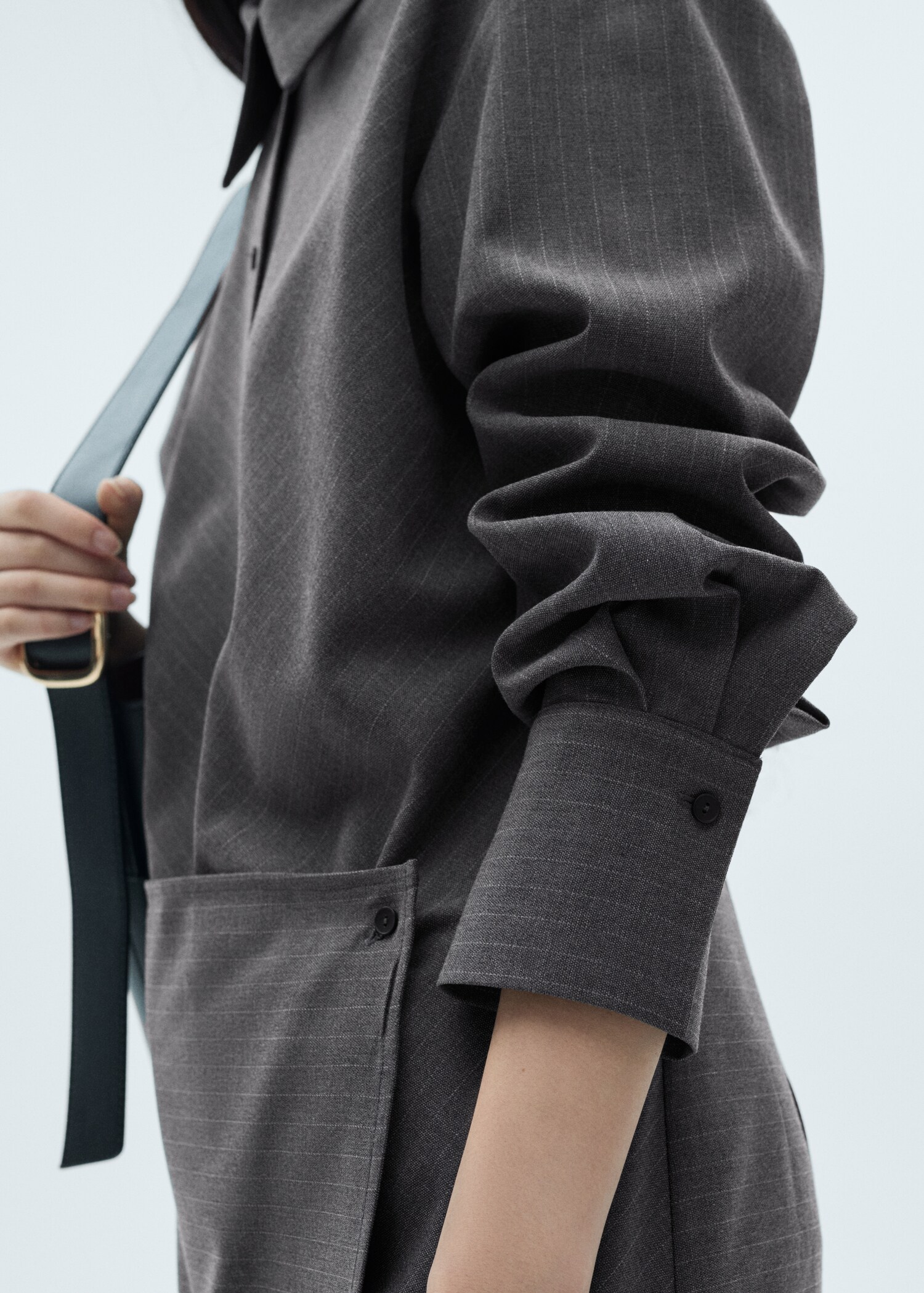 Robe chemise rayures tennis - Détail de l'article 6