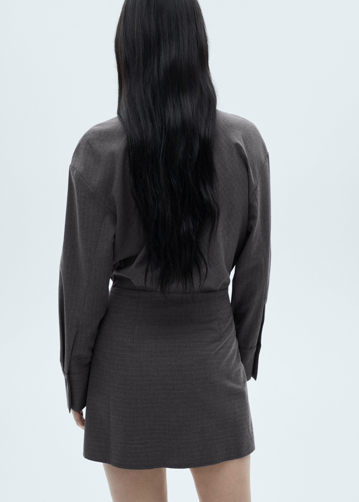Robe chemise rayures tennis - Verso de l’article