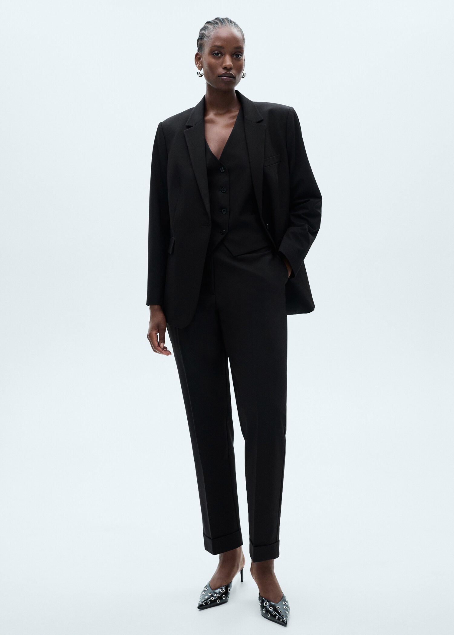 Fitted suit jacket - Details of the article 3